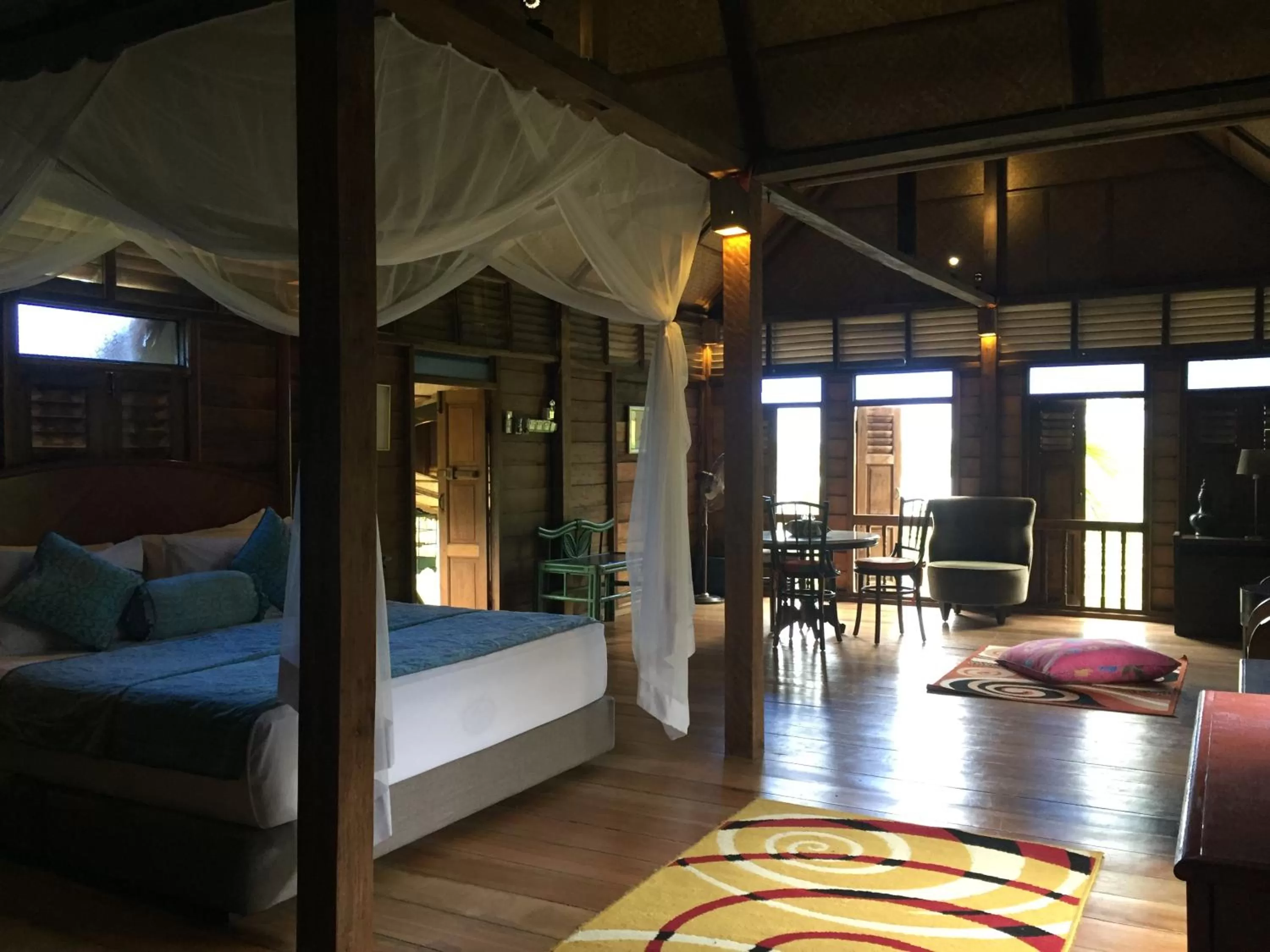 Bed in Kunang Kunang Heritage Villas