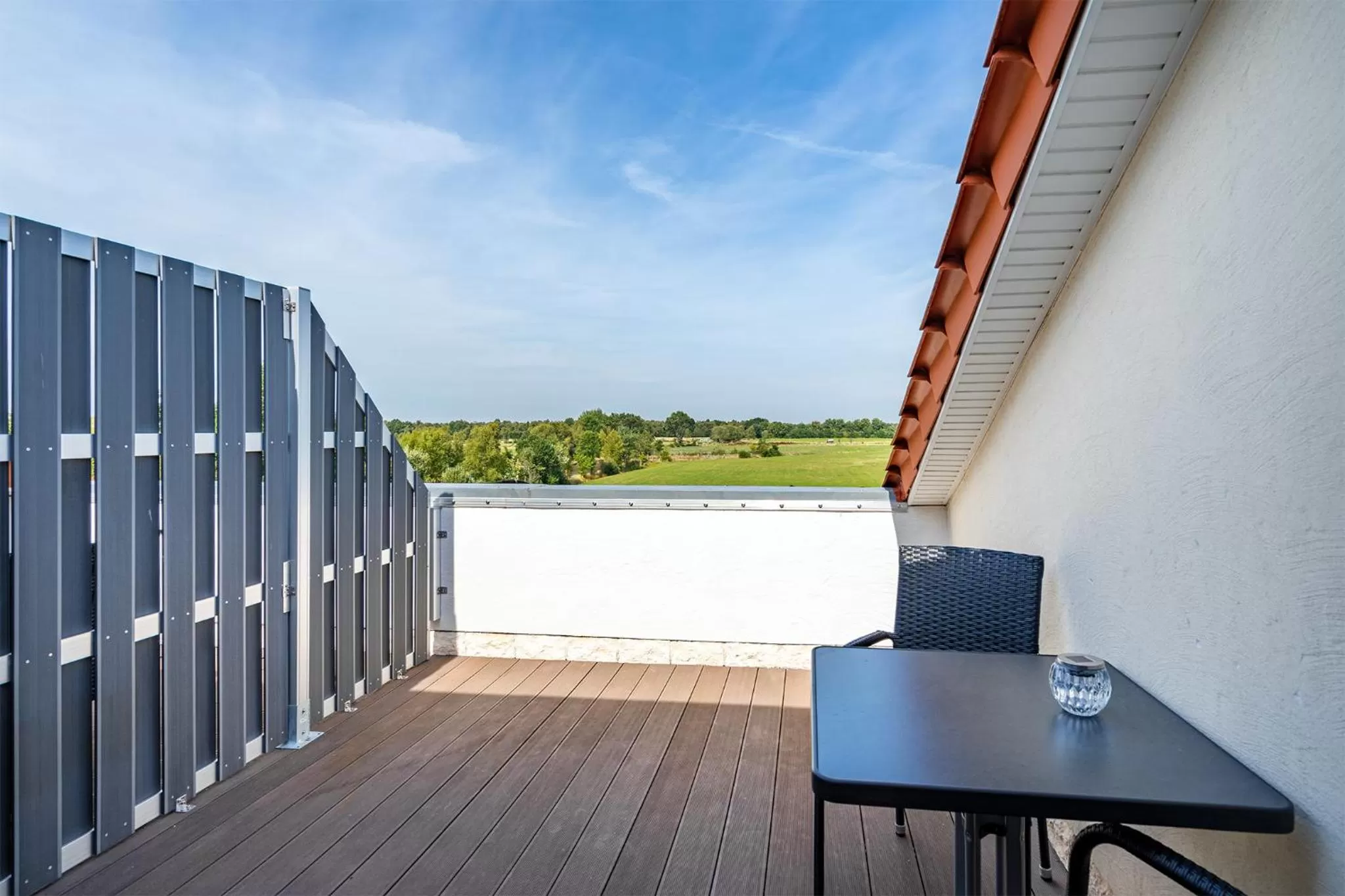 Balcony/Terrace in Villa Moorstern am Badesee Tannenhausen