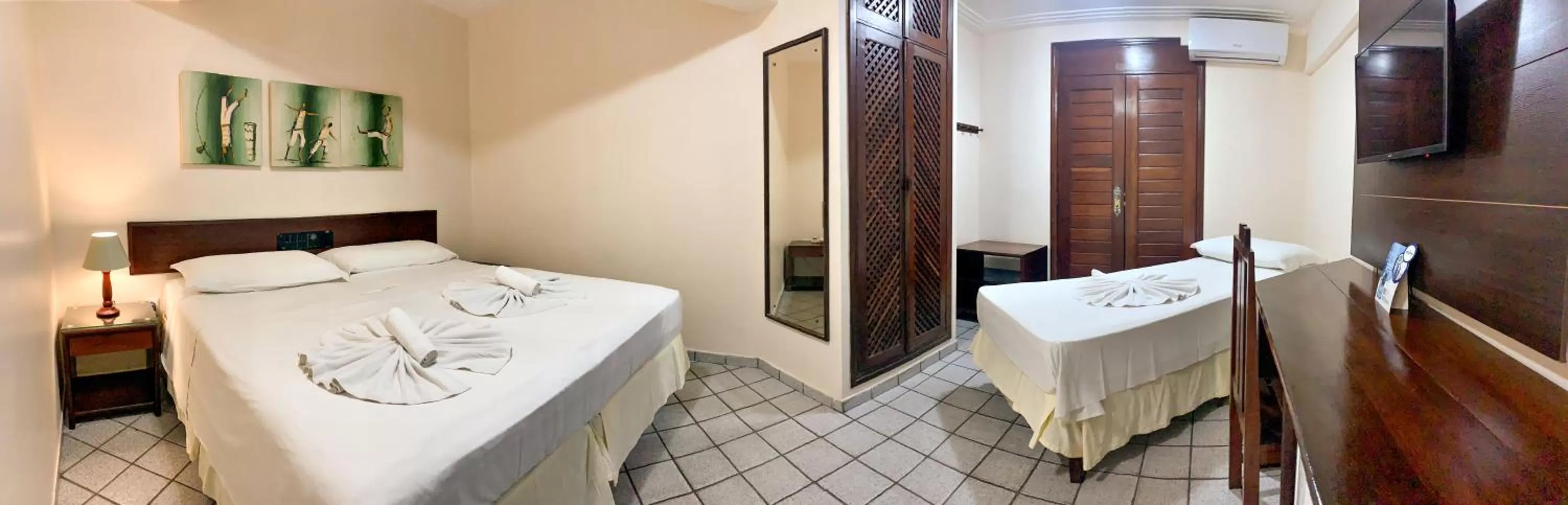 Photo of the whole room, Bed in Pizzato Praia Hotel