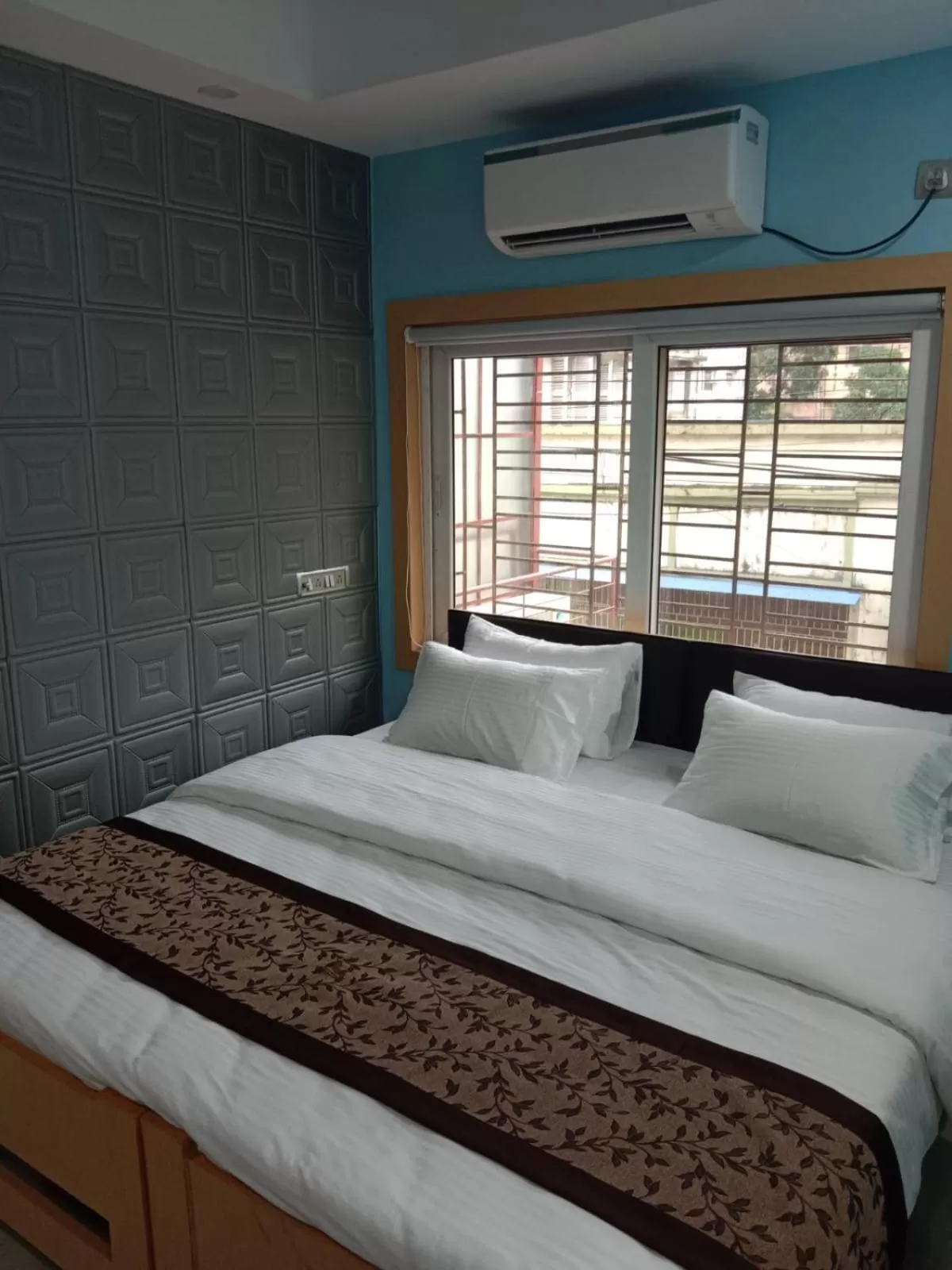 Bed in Soukyam Hotel