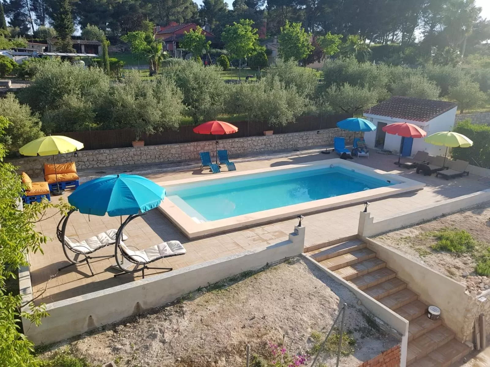 Swimming pool in Finca La Higuera - Boutique B&B