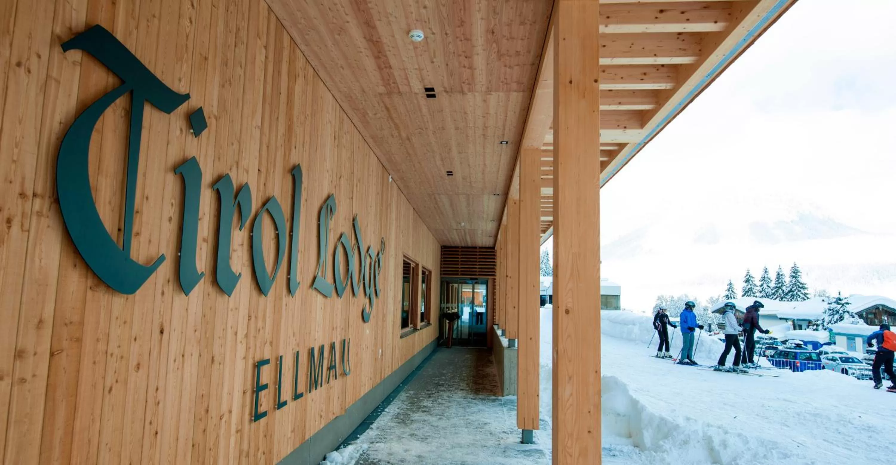 Facade/entrance in Tirol Lodge