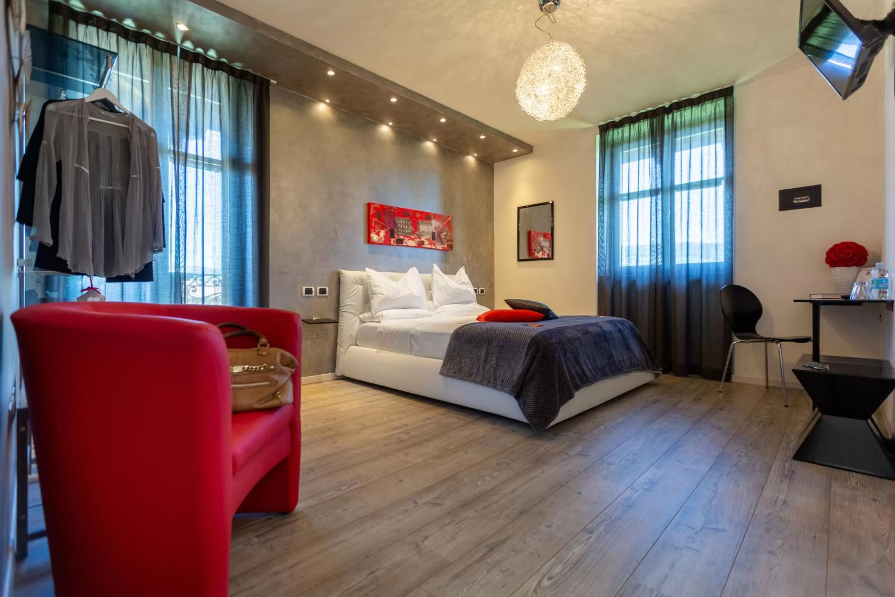 Bed in Relais Villa Quercia