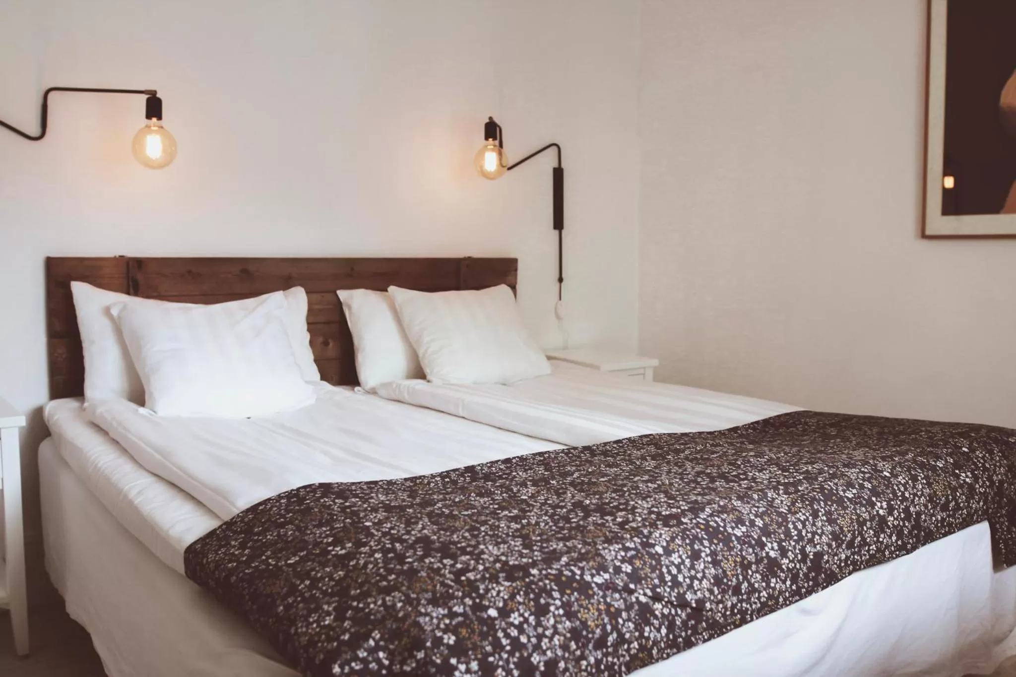 Bed in Hotell Villa Borgen