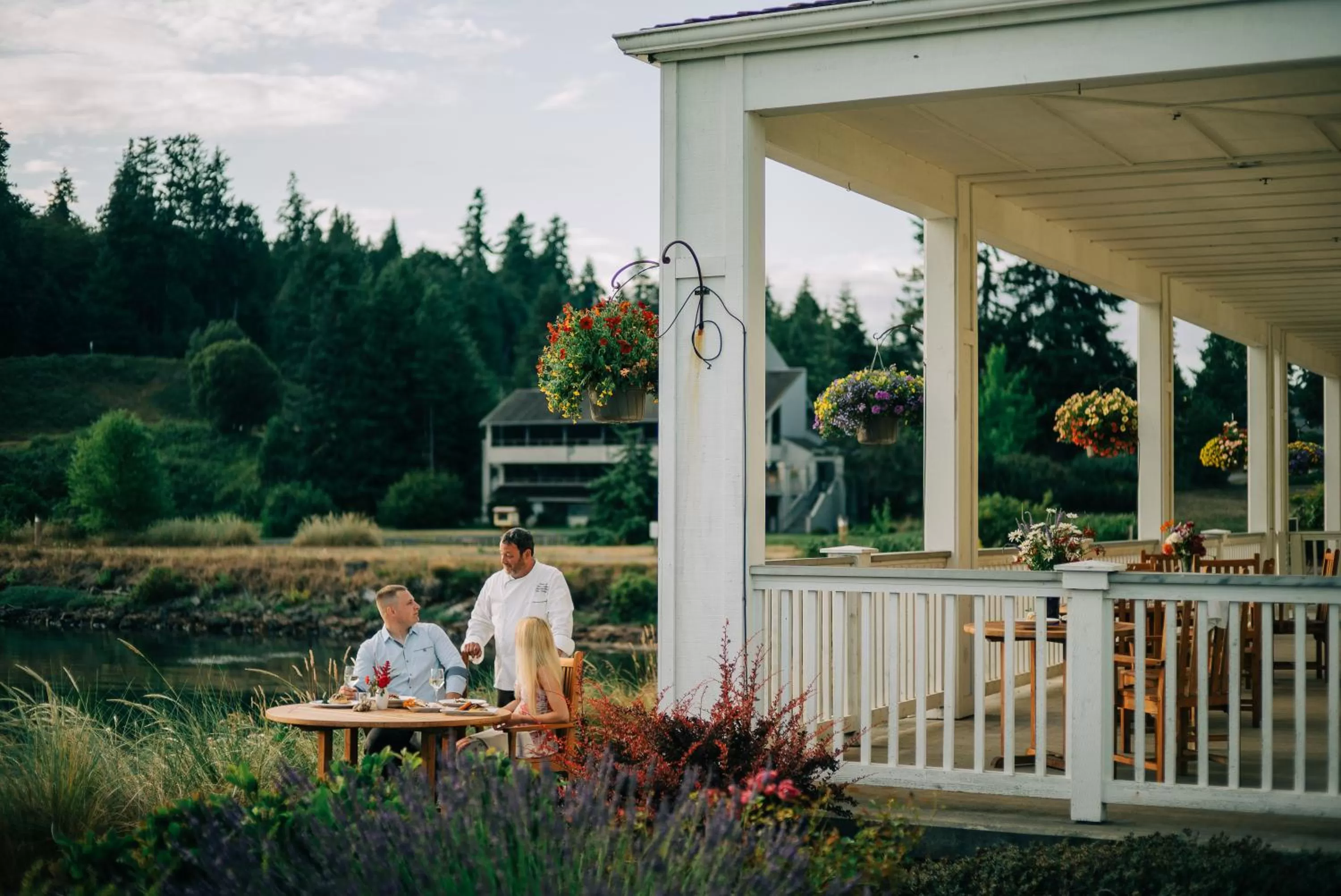 Patio in Resort at Port Ludlow