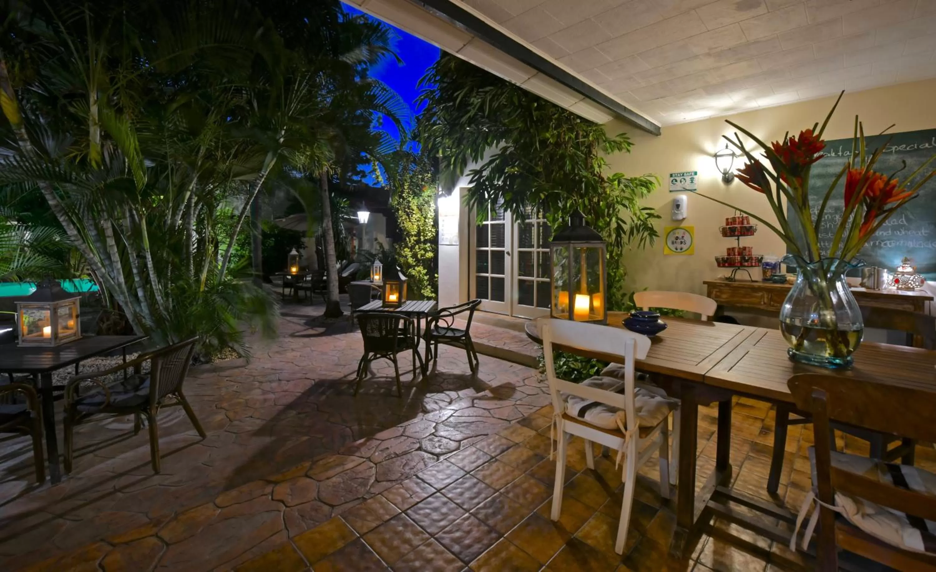 Patio in Wonders Boutique Hotel