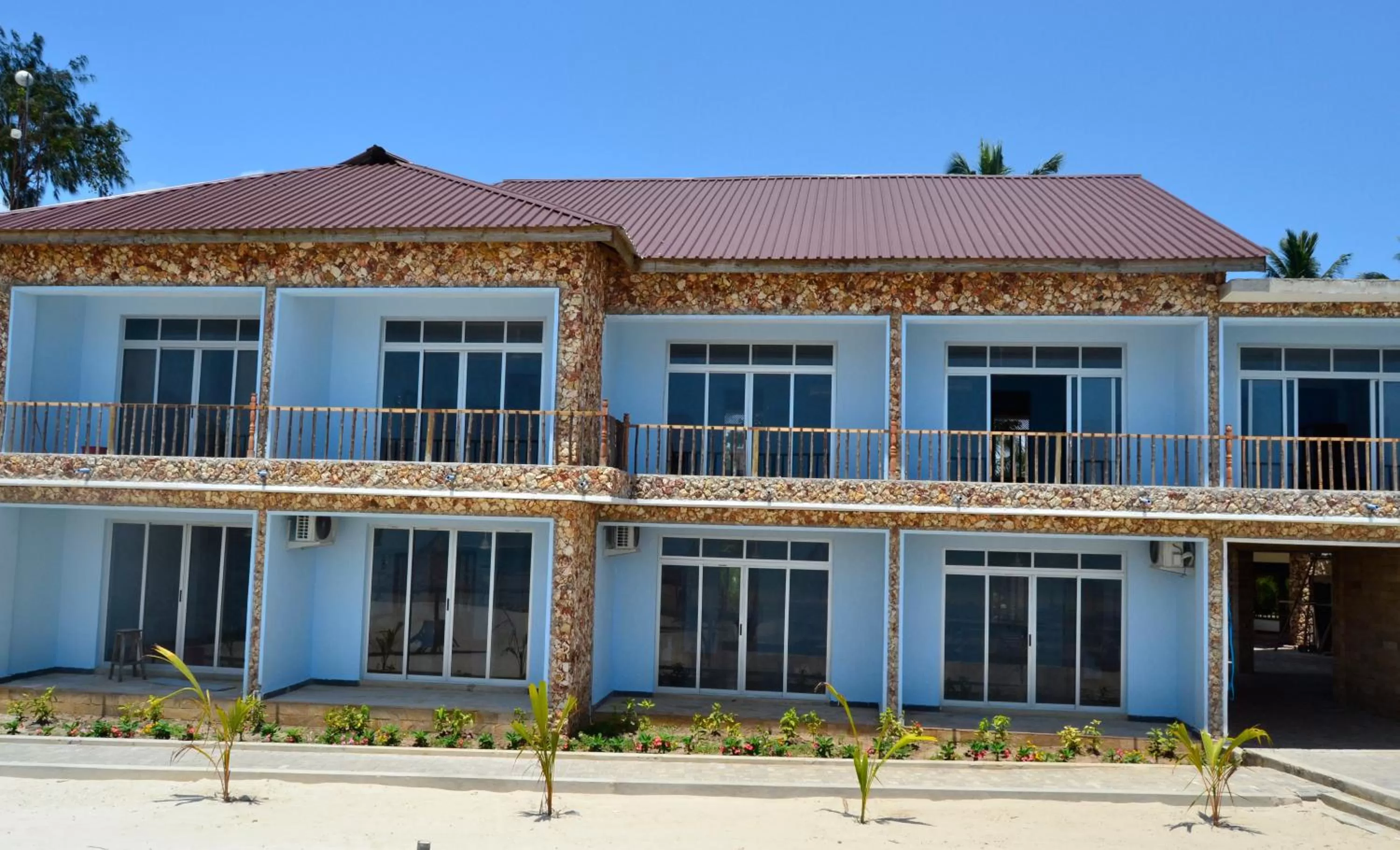 Pool view, Property Building in Serene Beach Resort
