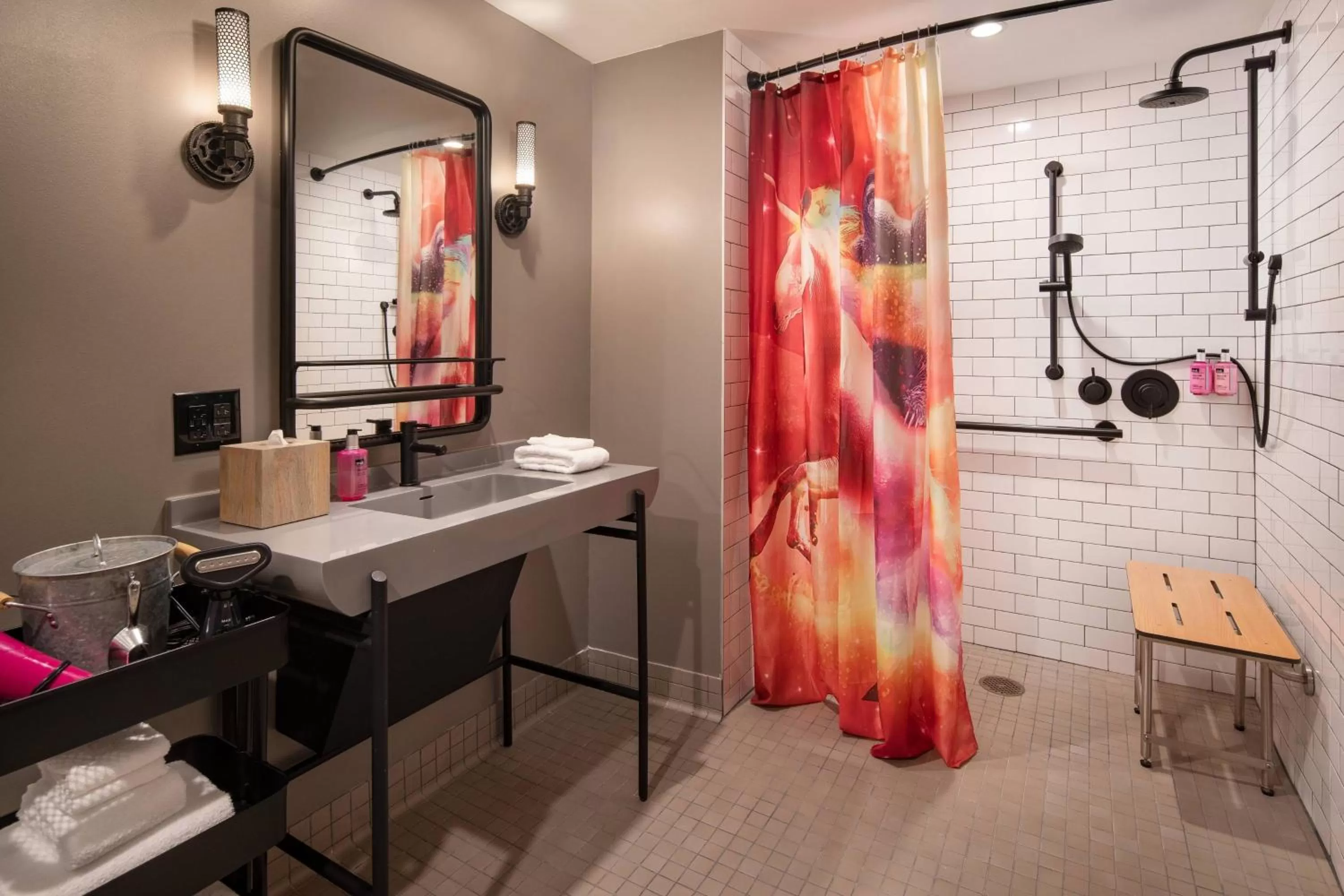 Bathroom in Moxy Austin - University