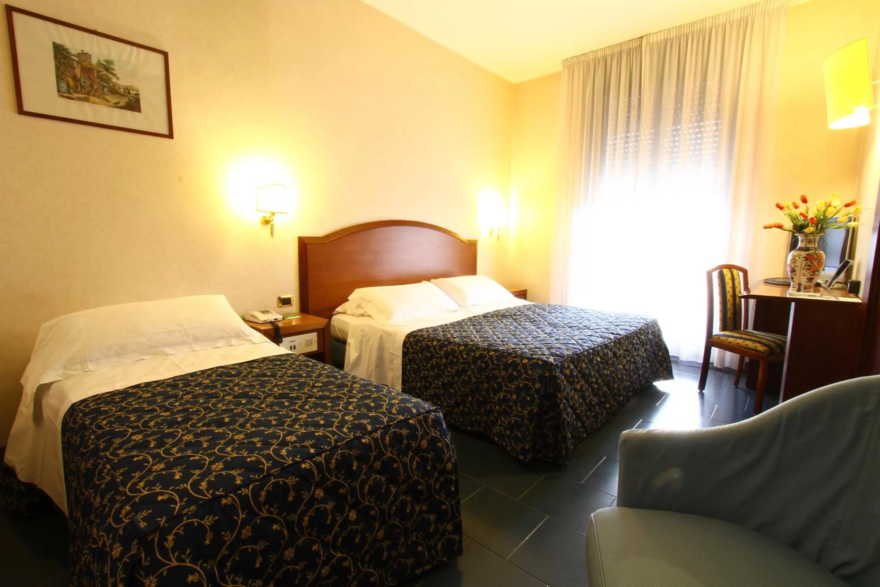Bedroom, Bed in Hotel Garden Terni