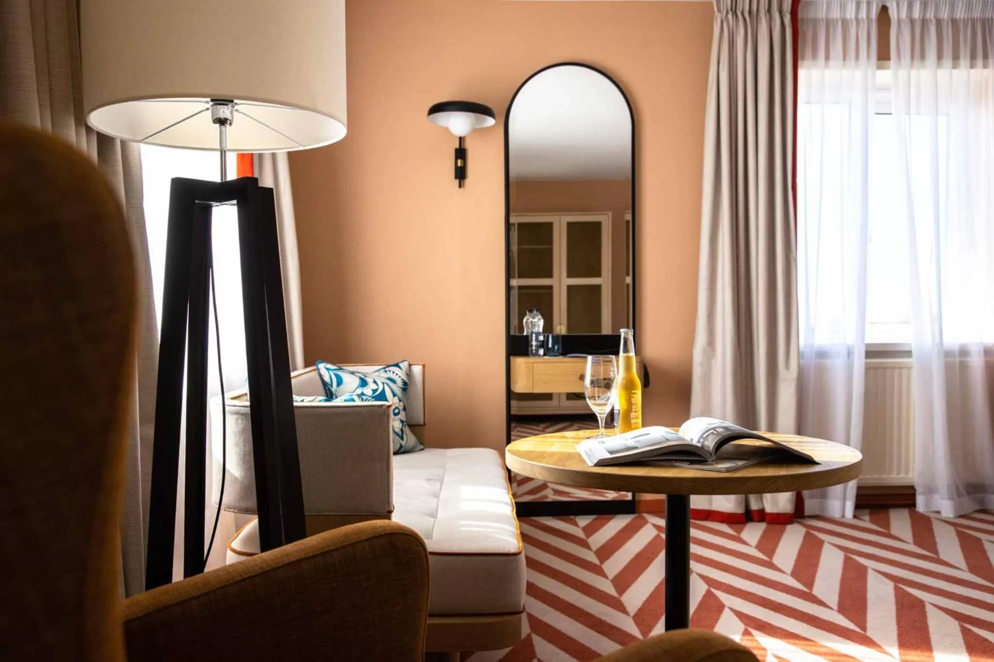 Bedroom in The Relais Cooden Beach and Spa