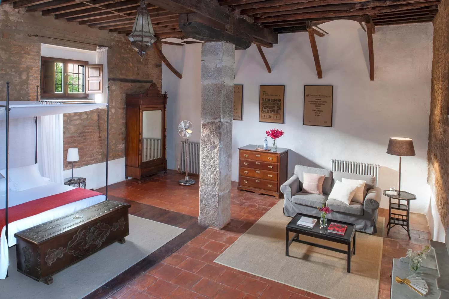 Bed in Hotel Cortijo del Marqués