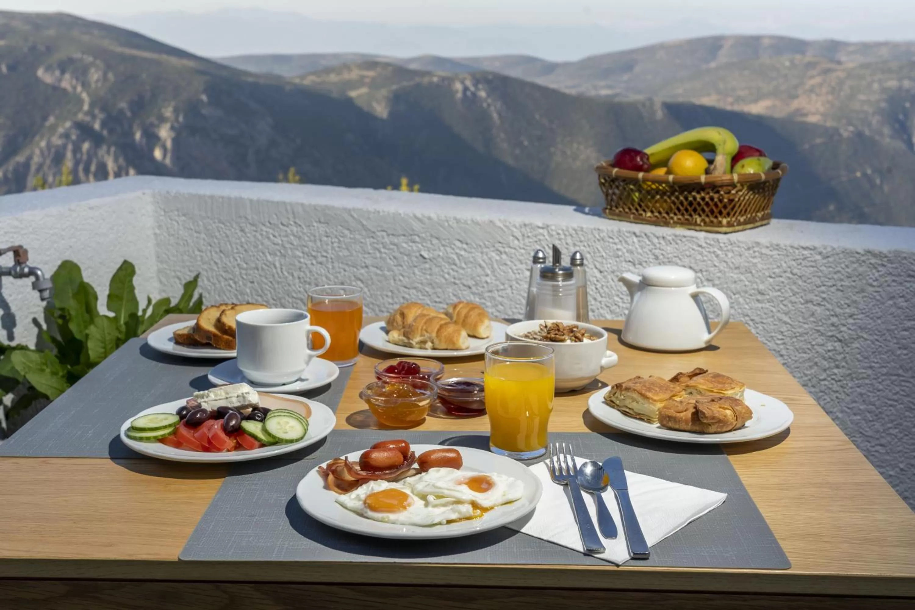 Balcony/Terrace in Anemolia Mountain Resort