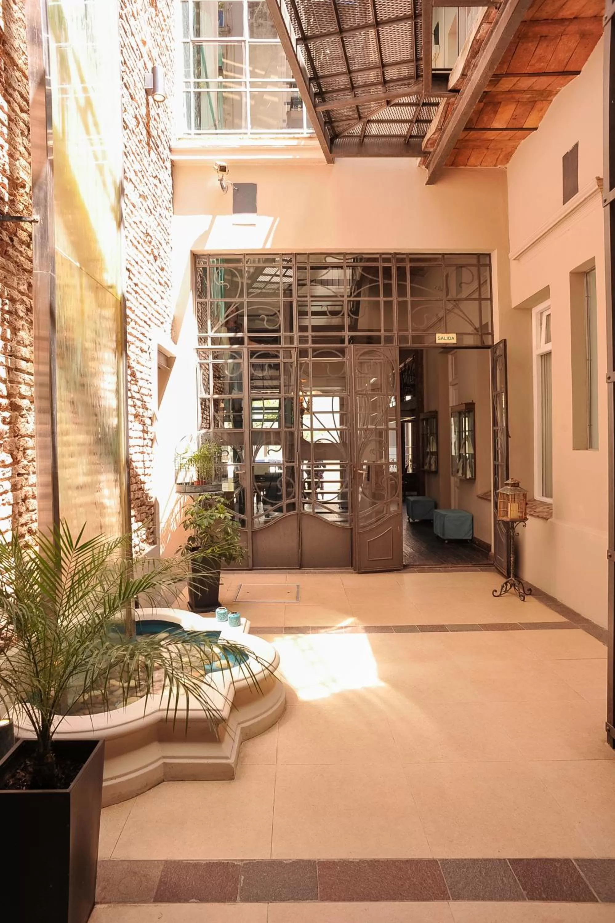 Inner courtyard view in San Telmo Suites