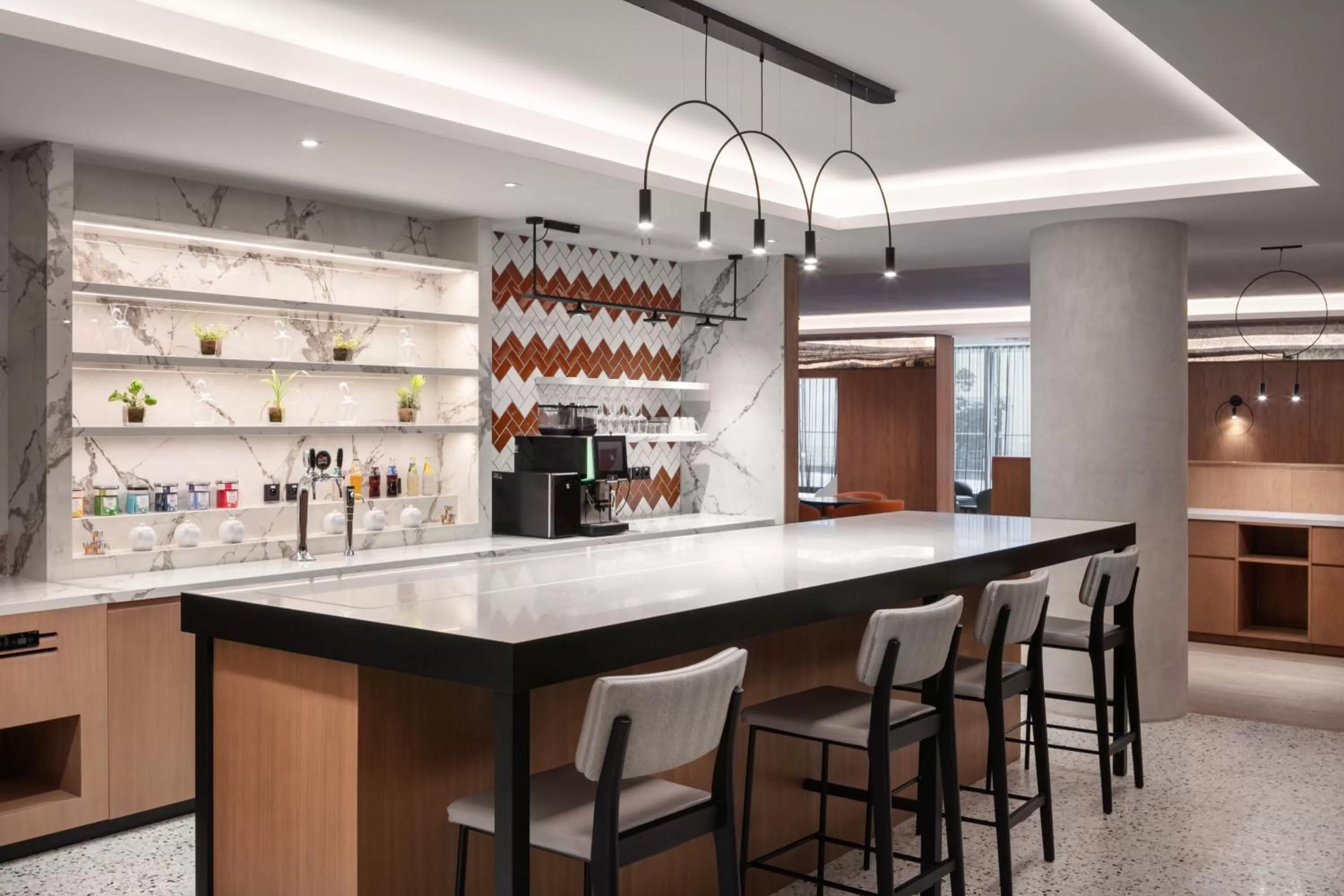 Lounge or bar in Prague Marriott Hotel