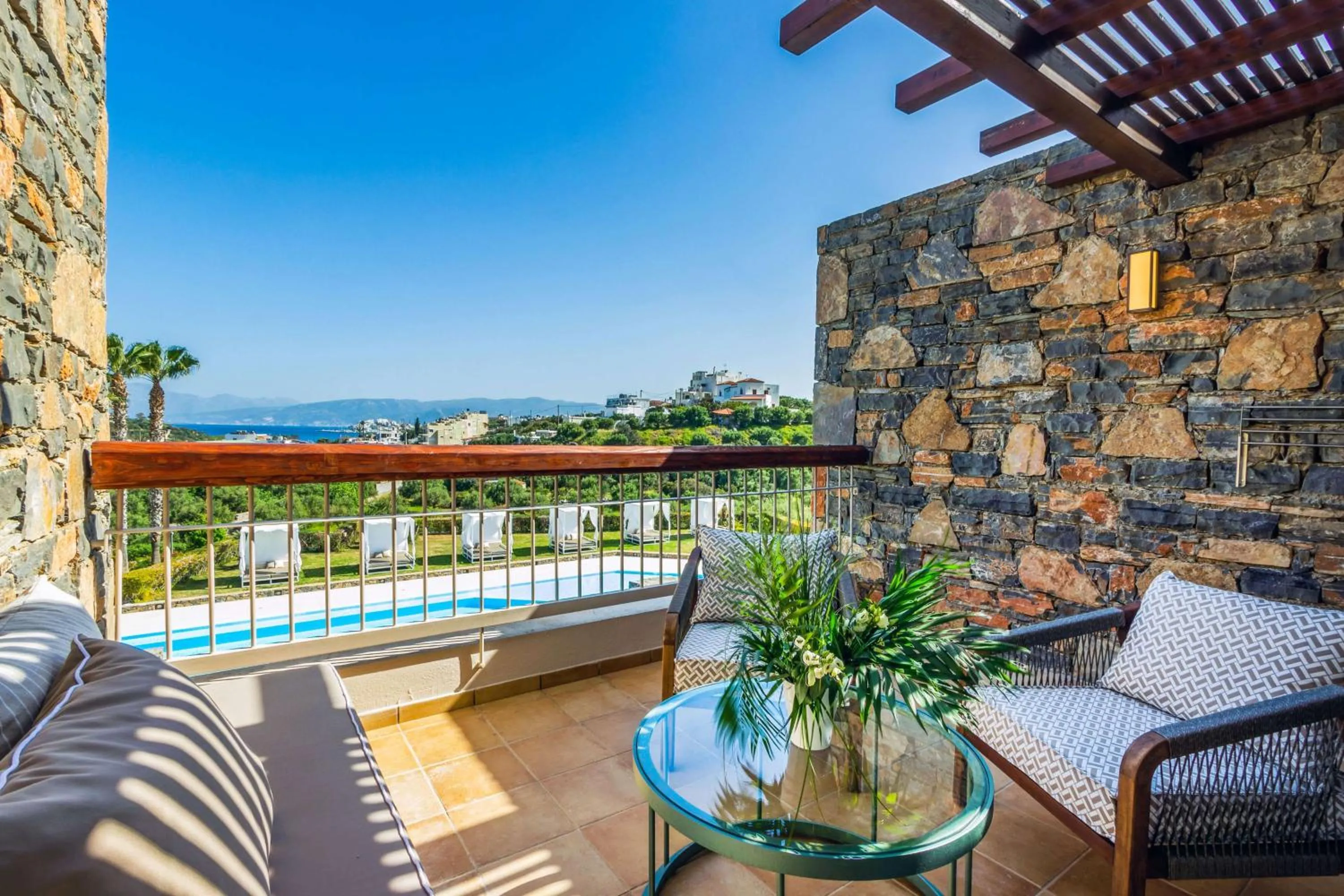 Balcony/Terrace in Wyndham Grand Crete Mirabello Bay