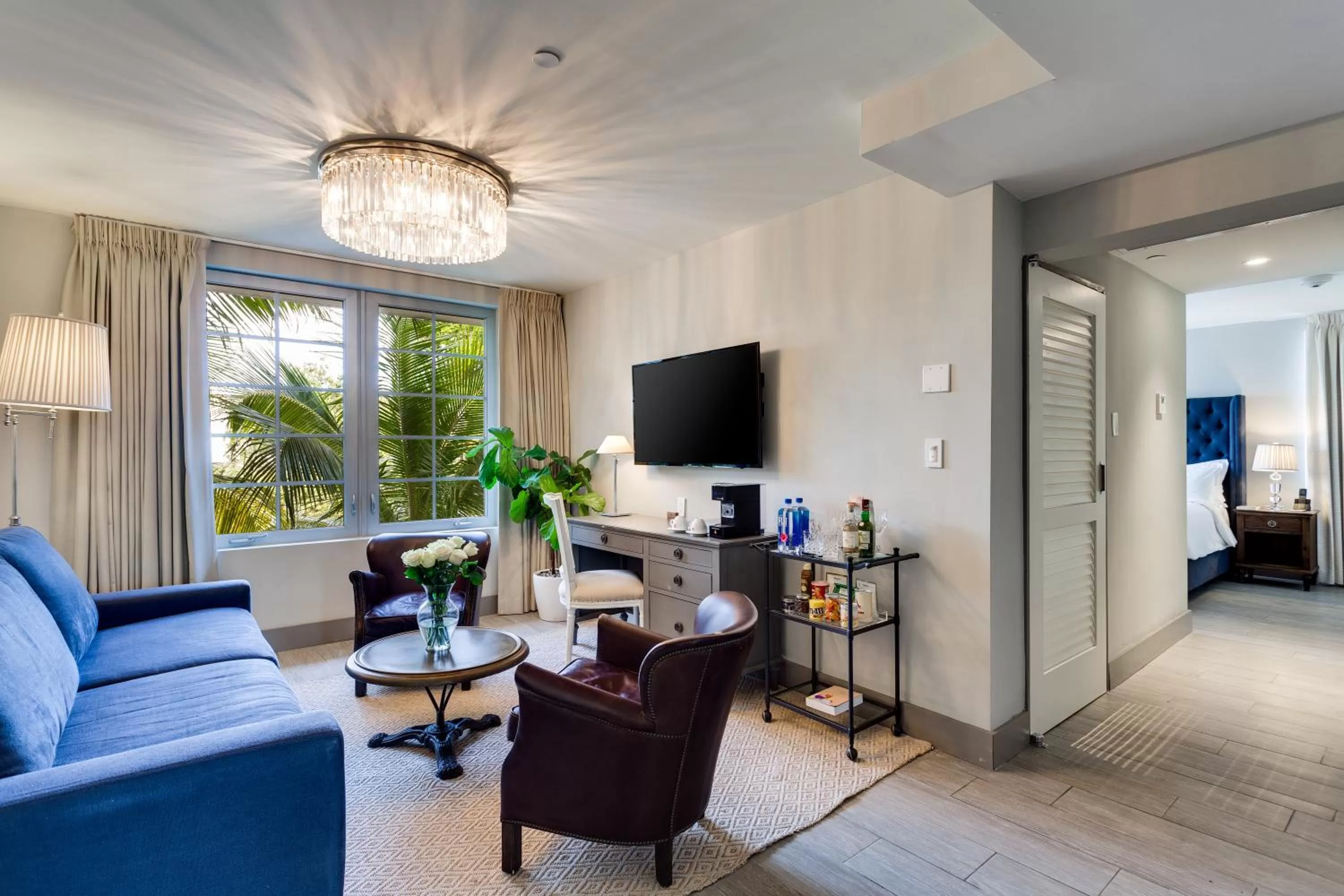 Living room in The Plymouth South Beach