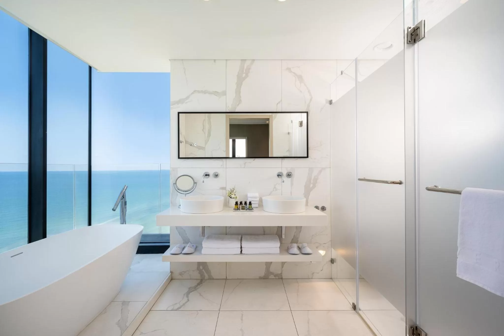 Bathroom in Vert Lagoon Netanya By AFI Hotels