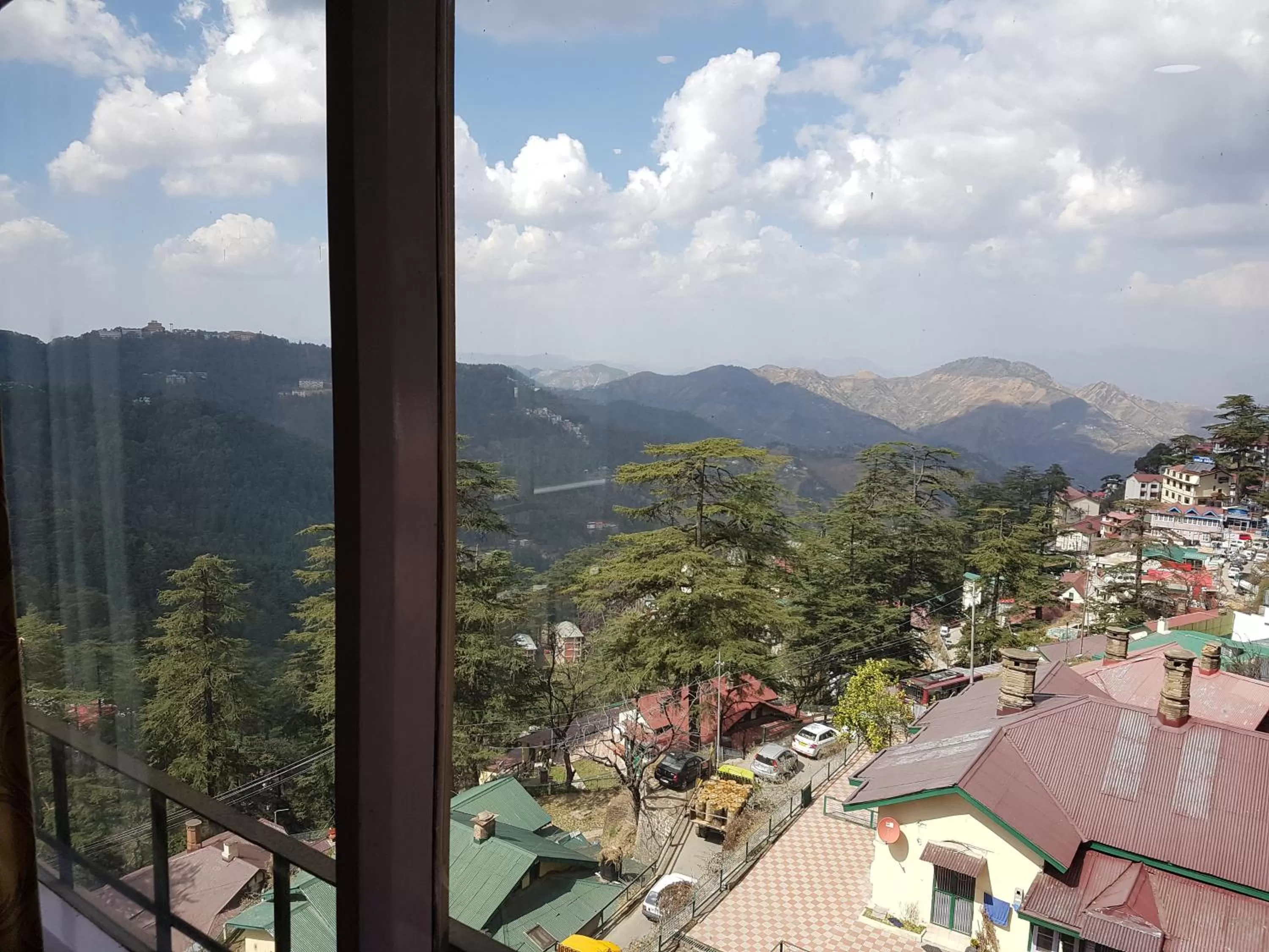 Mountain view in Hotel Lords Regency - Connected to Mall Road