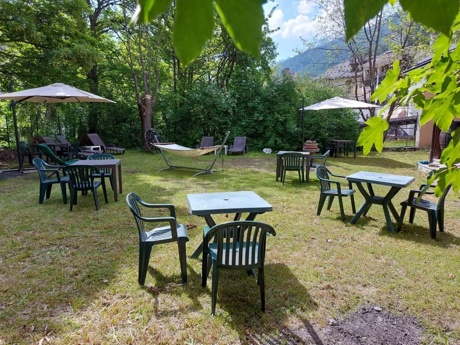 Garden in Hotel Sommeiller