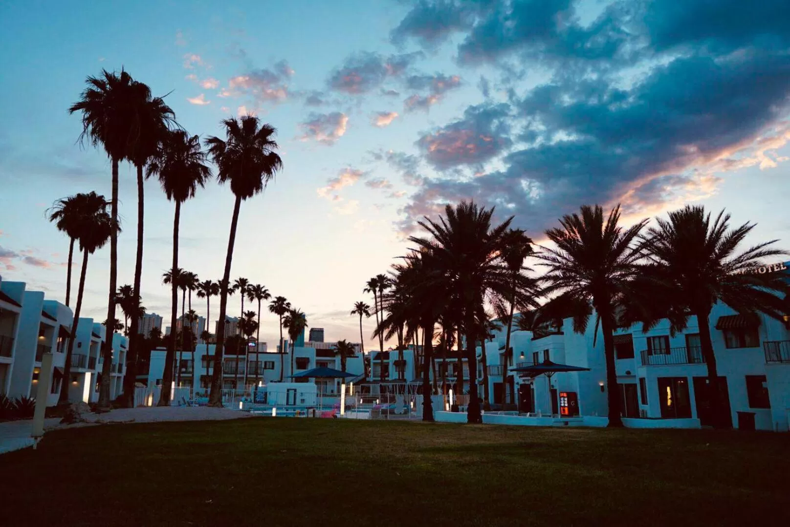 Sunset in Serene Vegas Boutique Hotel Las Vegas