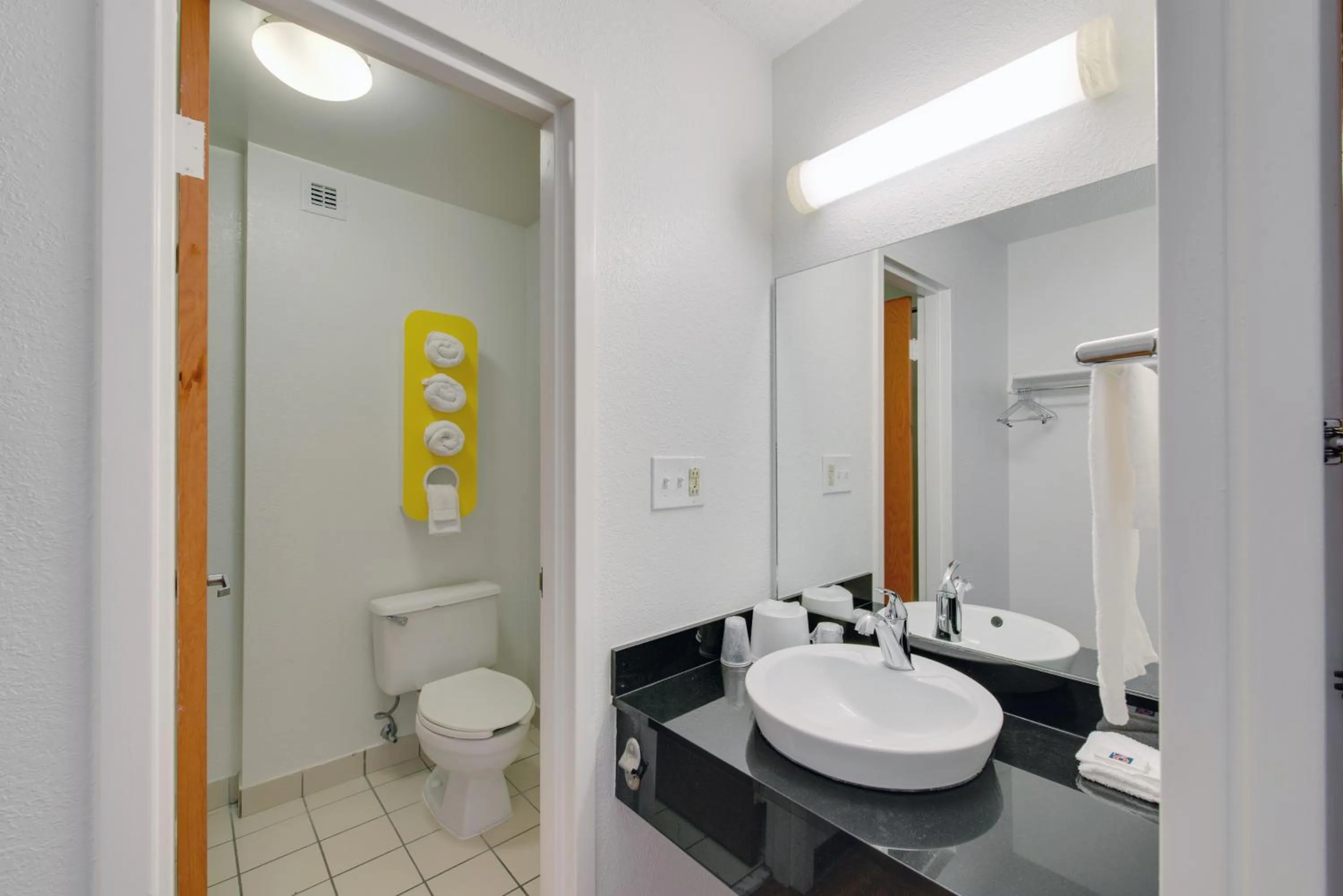 Bathroom in Motel 6 Virginia Beach