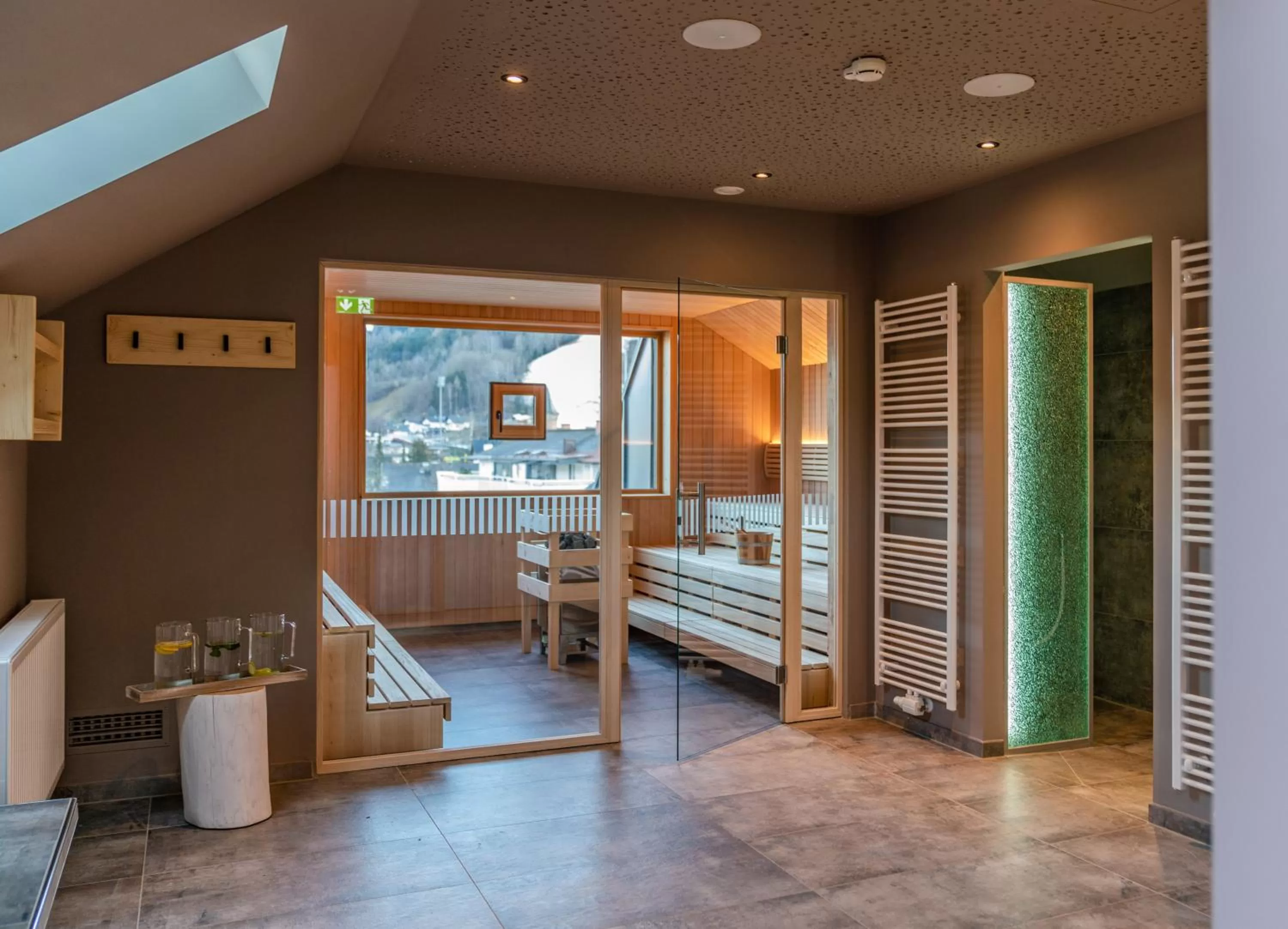 Sauna, Bed in Stadtvilla Schladming Boutiquehotel