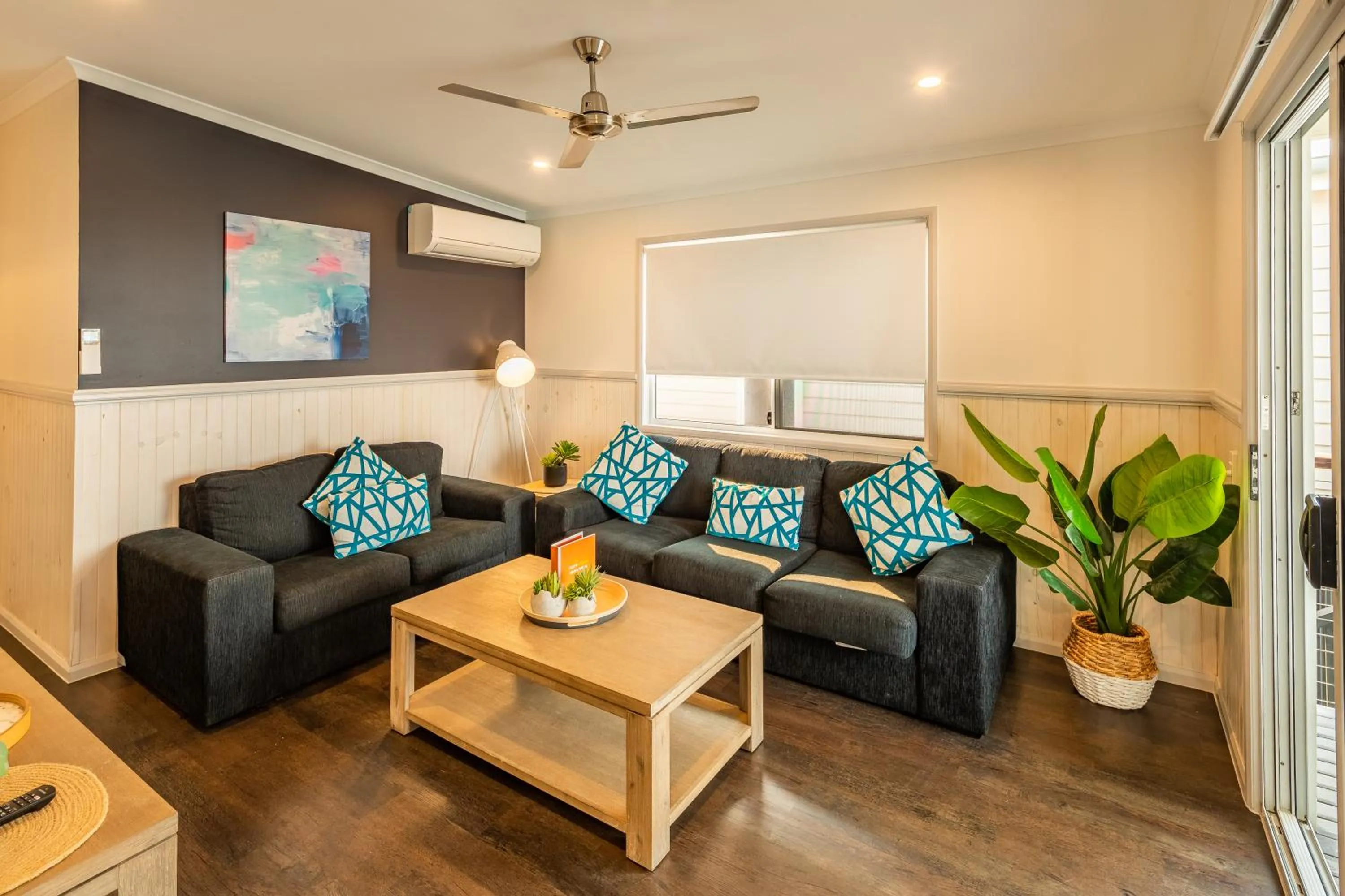 Living room in Ingenia Holidays Nambucca Heads