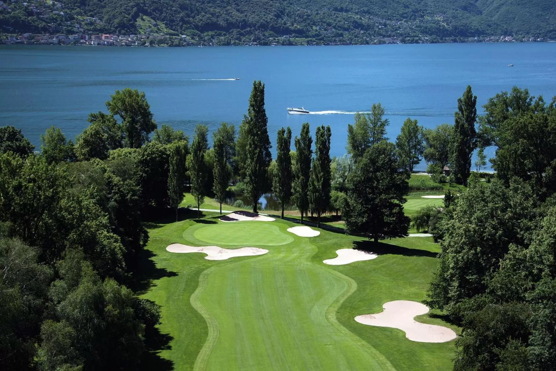 Golfcourse in Ascona Lodge, Pool & Garden Retreat