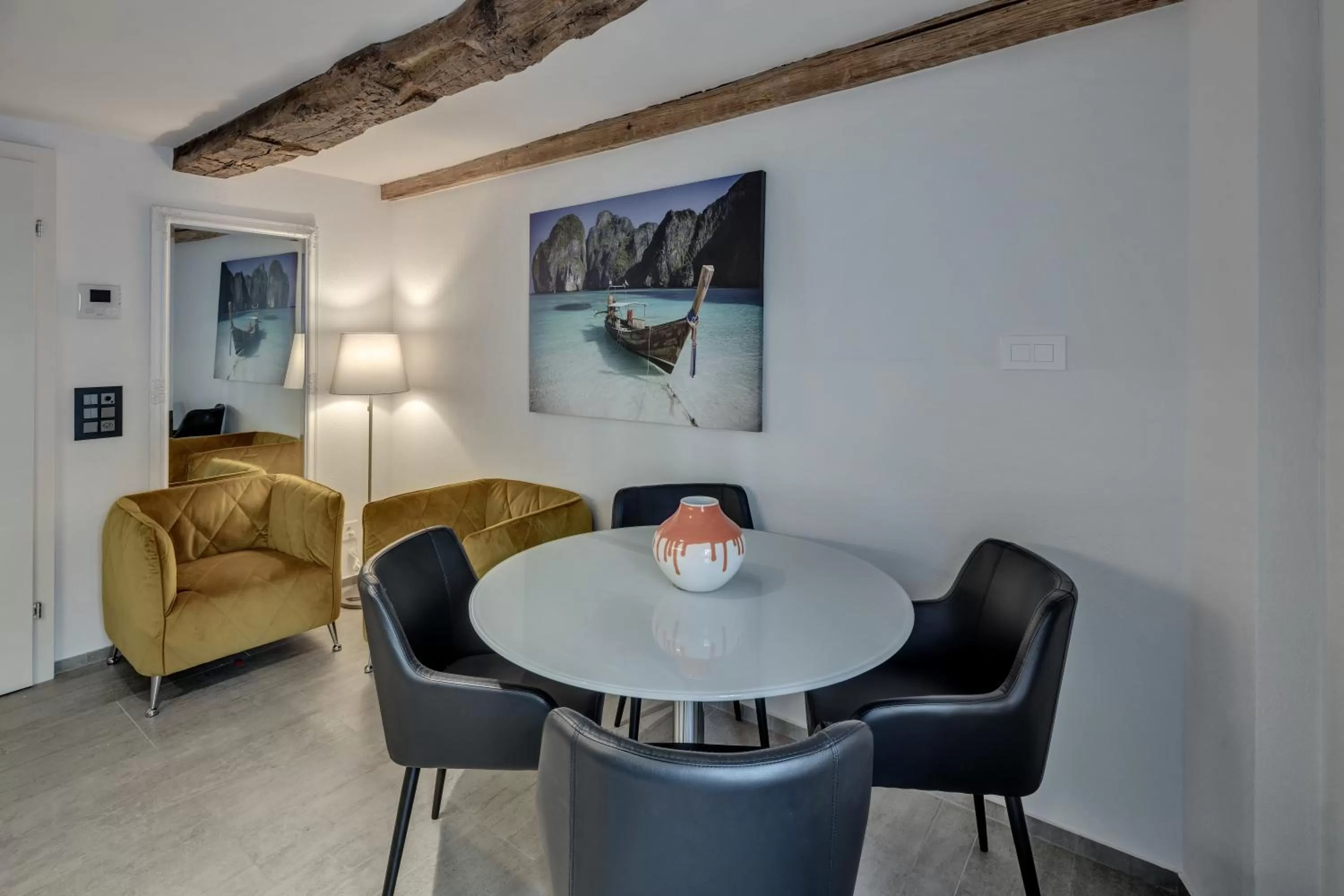 Dining area in smartroom The Residence la Cittadella Baden