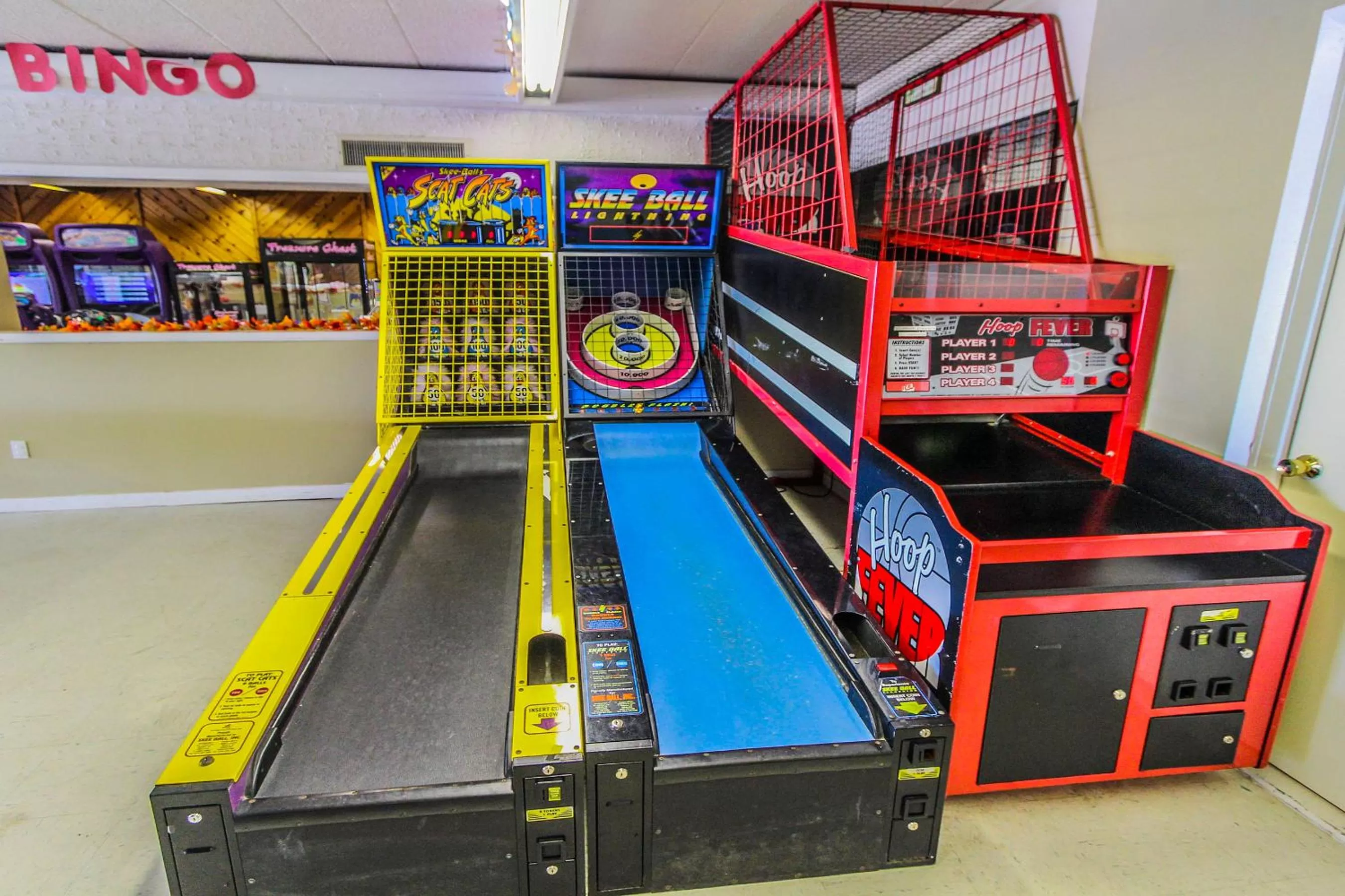 Game Room in Tanglwood Resort