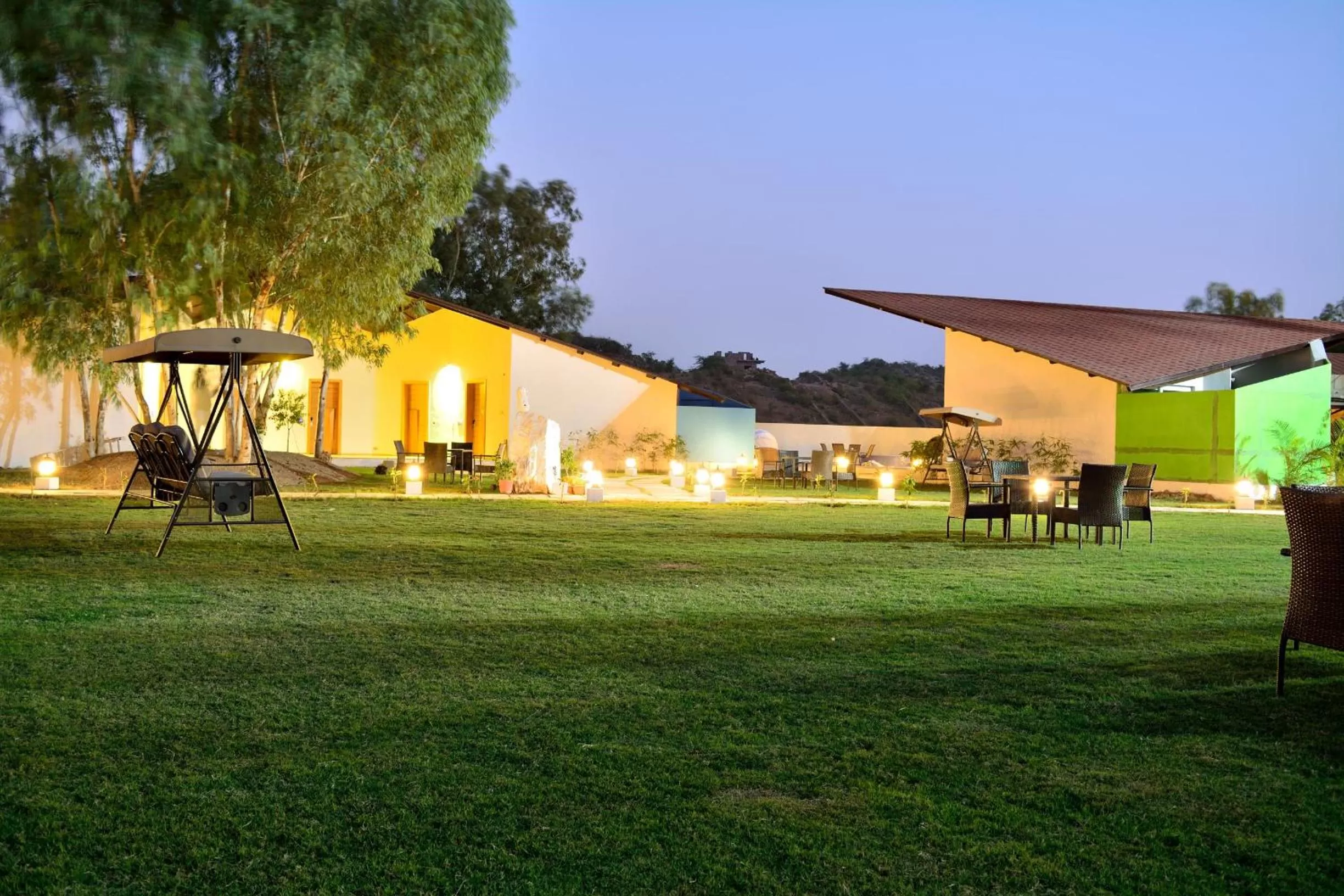 Garden in Bamboo Saa Resort & Spa - Udaipur