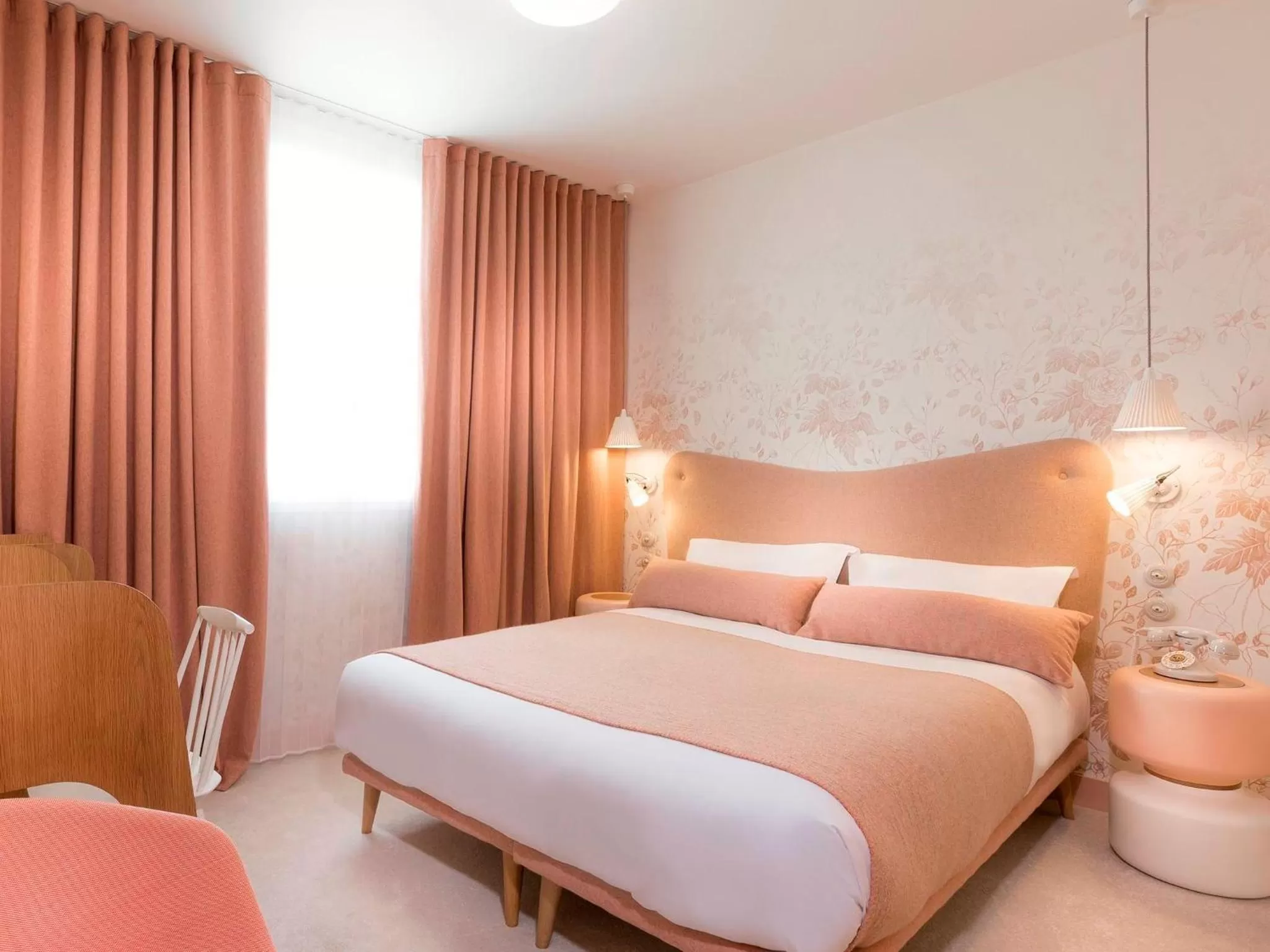 Bed in Hotel le Lapin Blanc