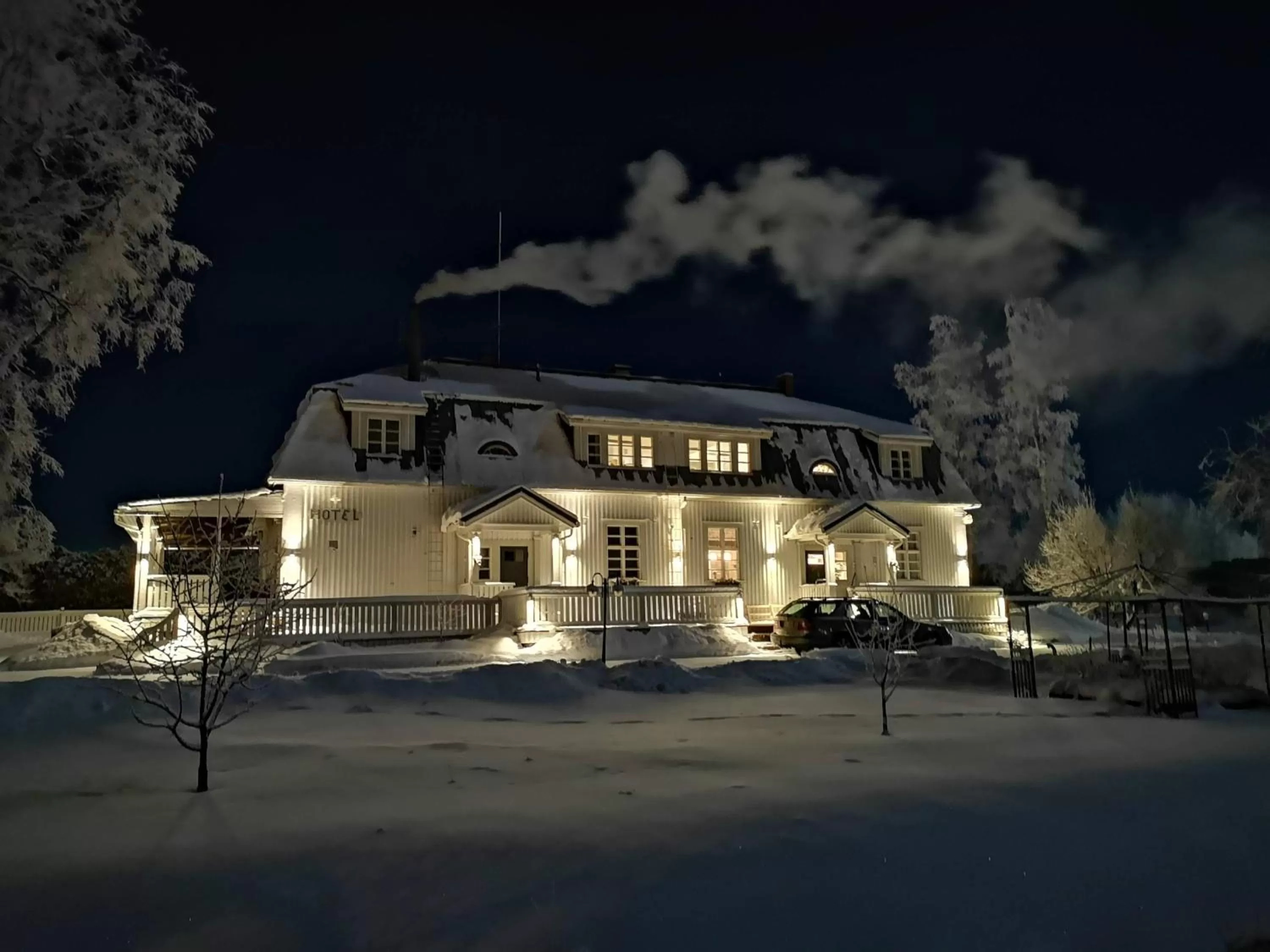 Winter in Hotelli Huiskankorpi Boutique Hotel