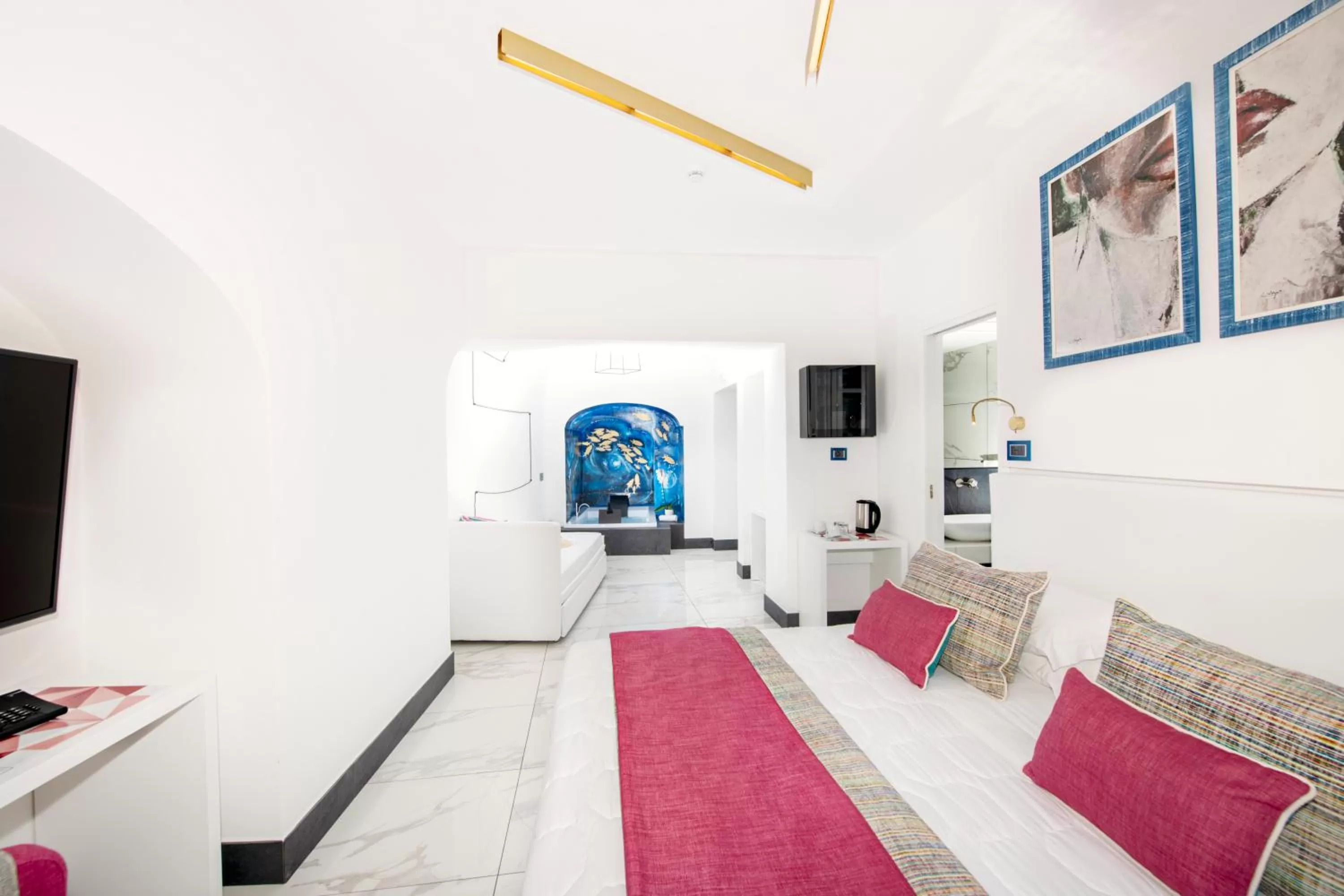 Photo of the whole room, Bed in Positano Art Hotel Pasitea