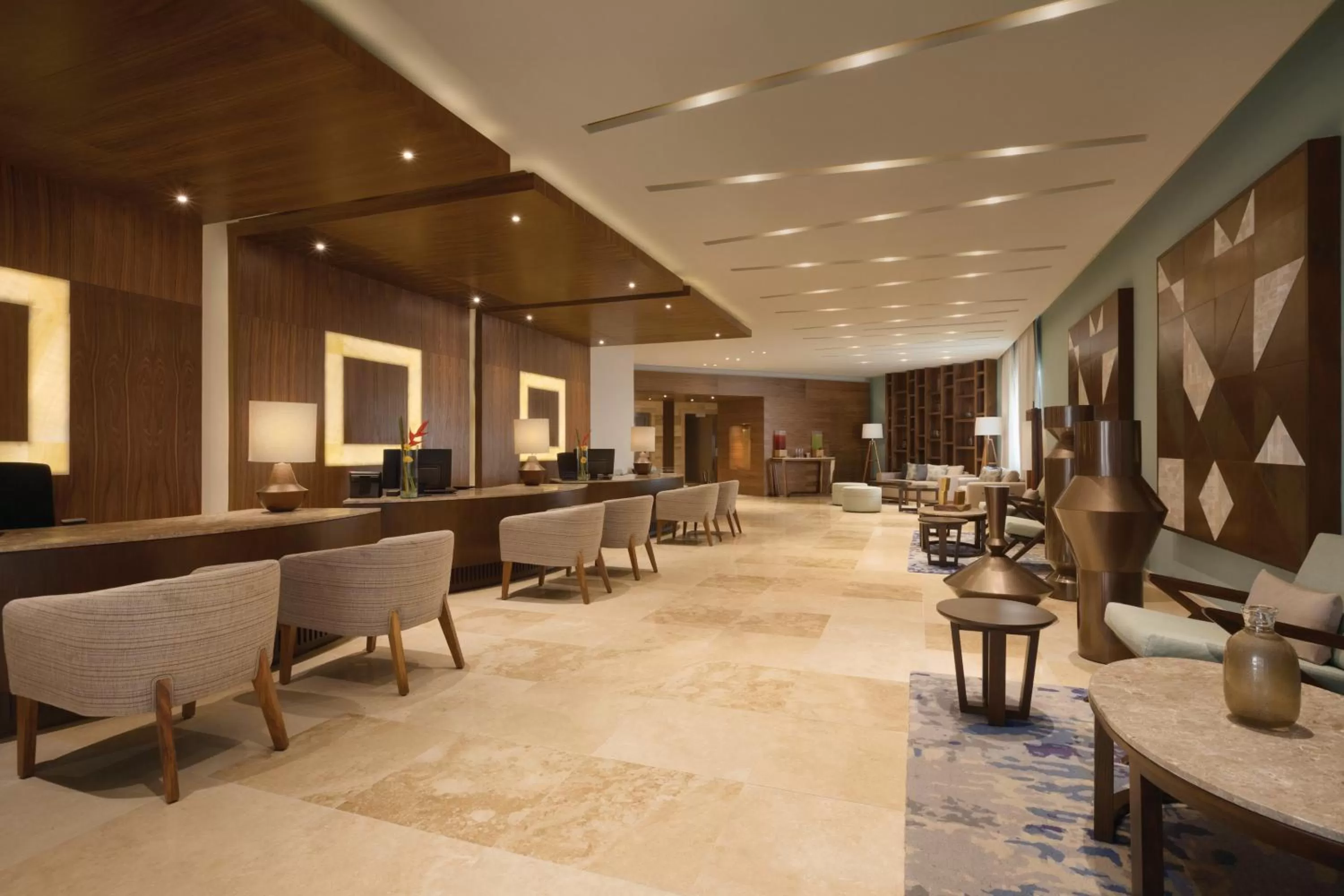 Lobby or reception in Hyatt Ziva Cancun All-Inclusive