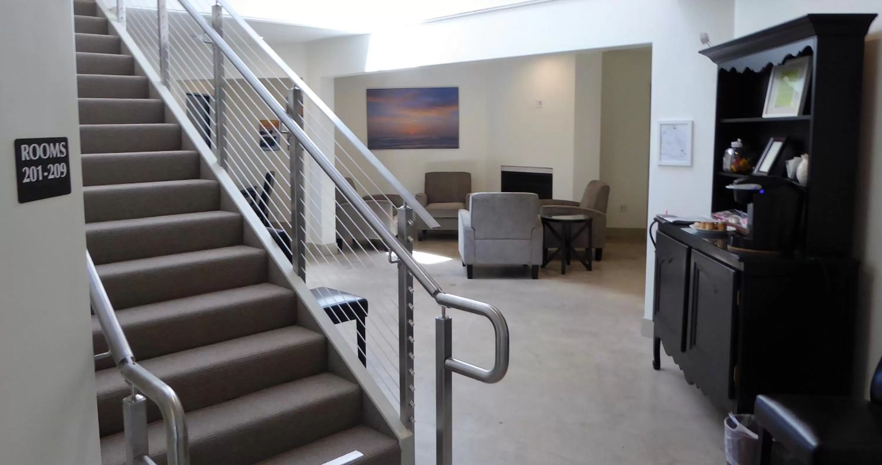 Communal lounge/ TV room, Seating Area in Baywood Inn Bed & Breakfast