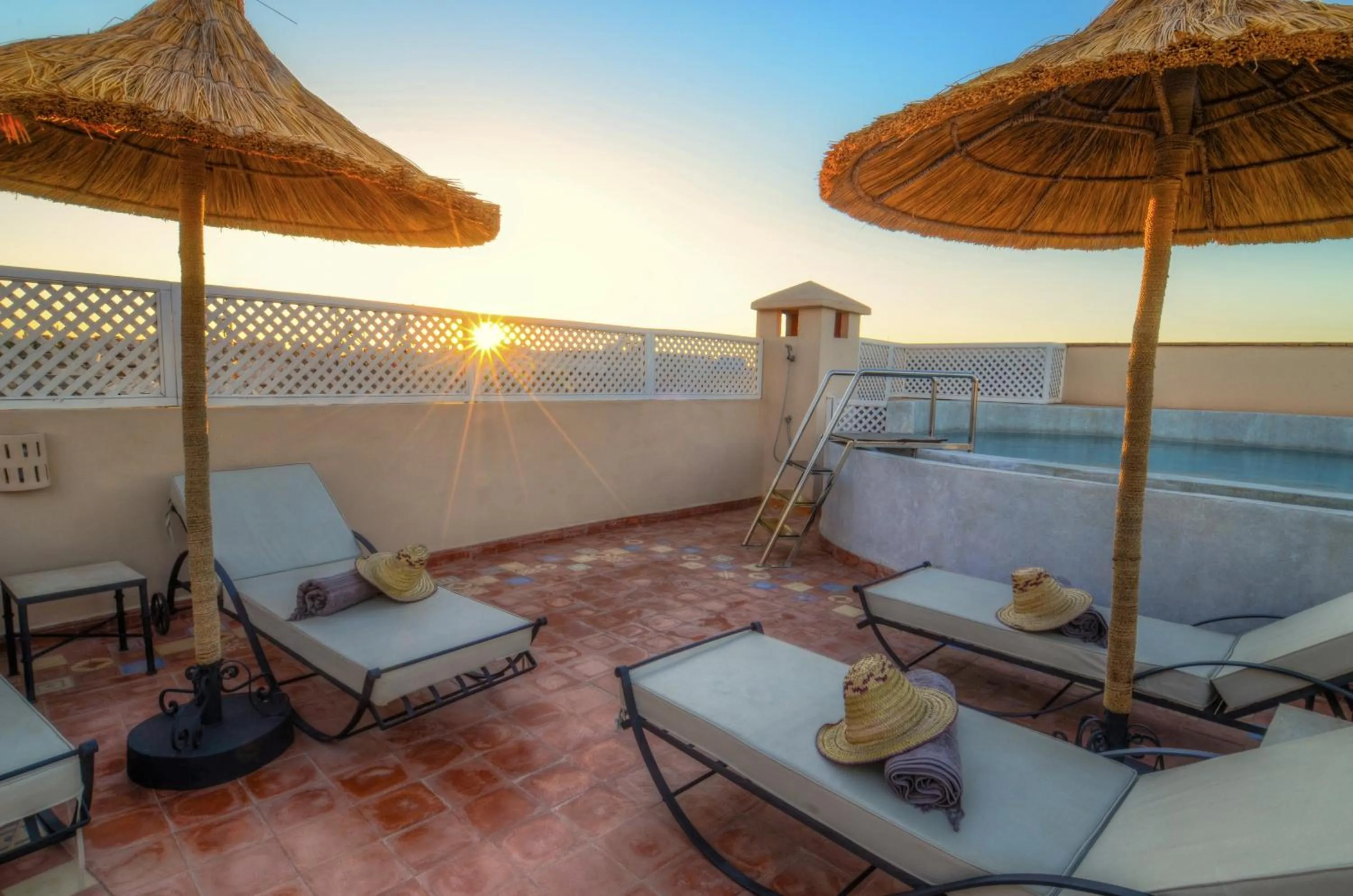 Pool view in Riad Ayni