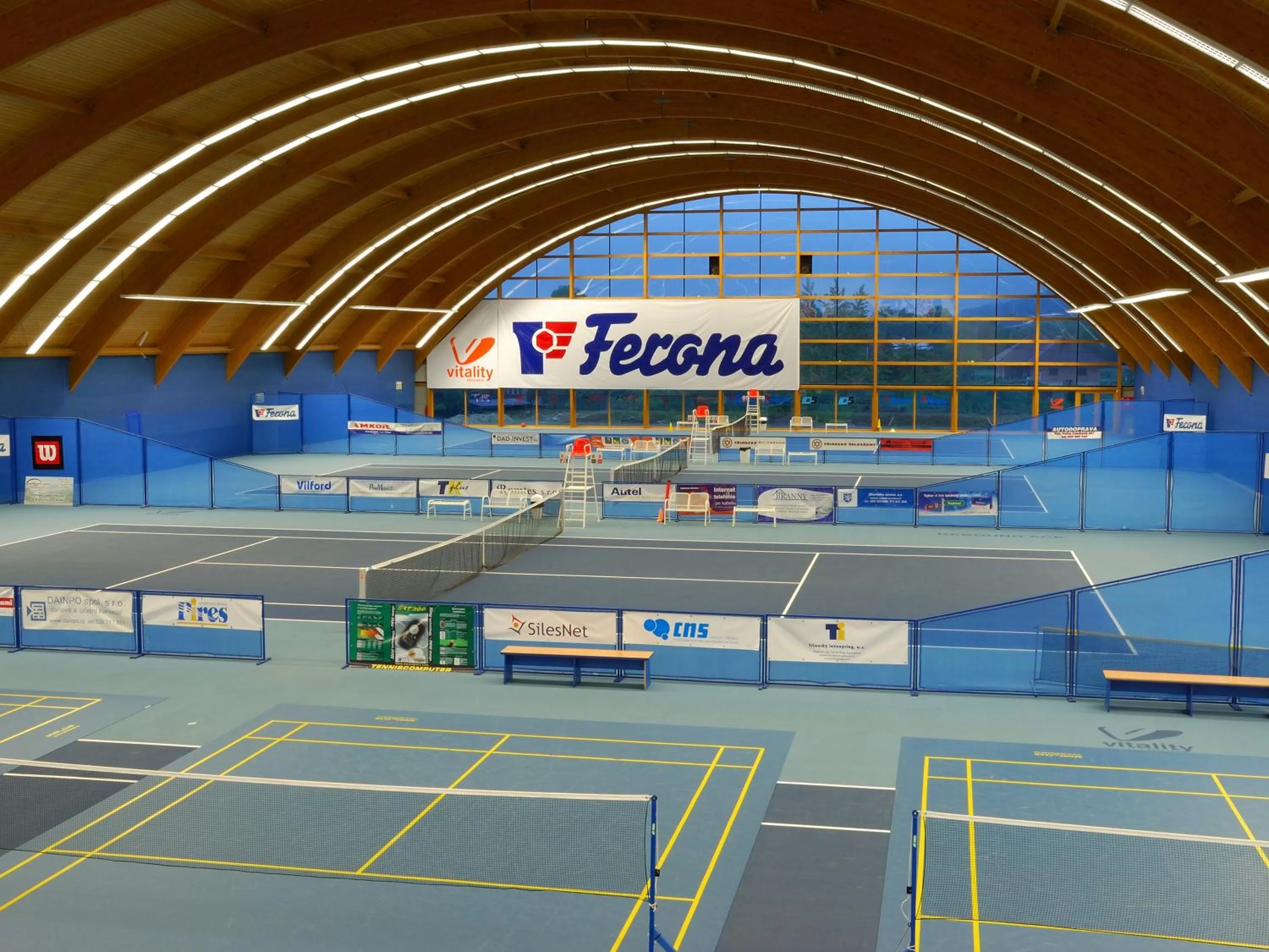 Tennis court in Hotel Vitality