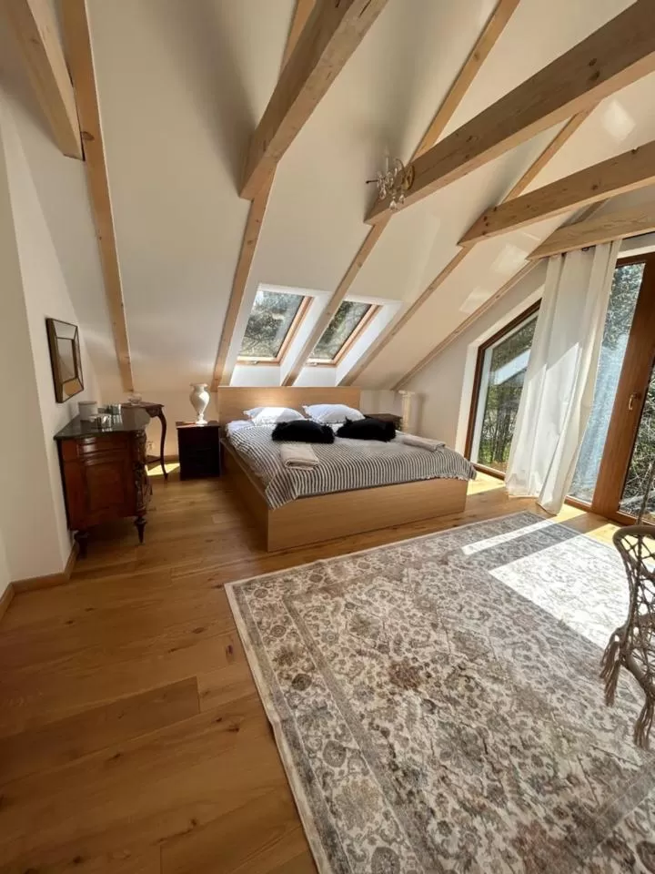 Bed in Leśna Residence & SPA