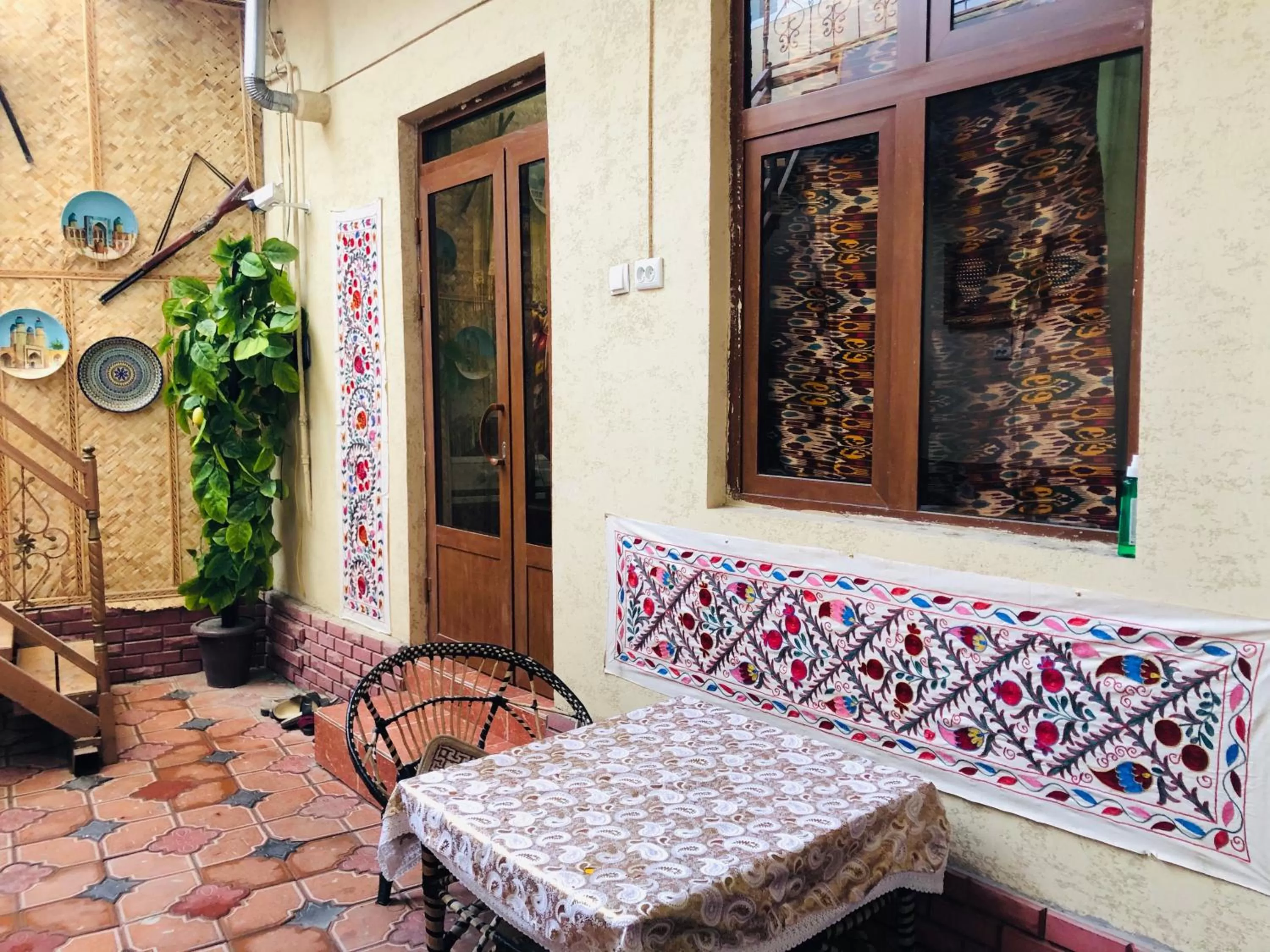 Patio in Hotel Uncle Kolya Boutique