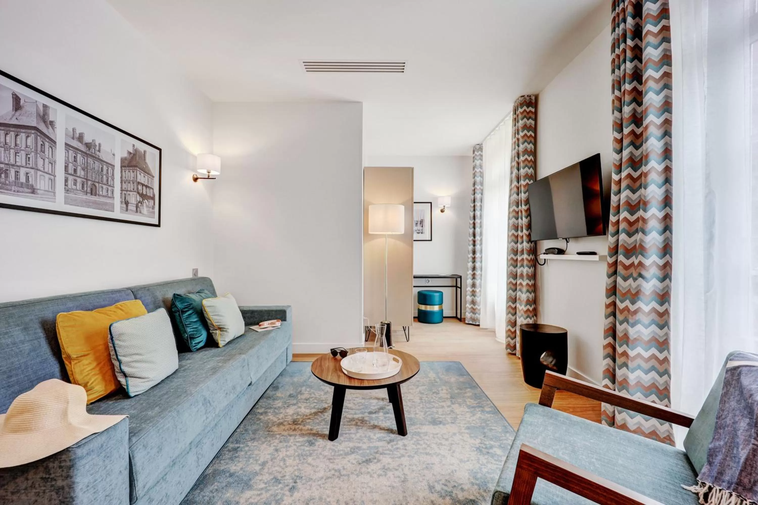 Communal lounge/ TV room in Résidence Pierre & Vacances Premium Presqu'Ile de la Touques