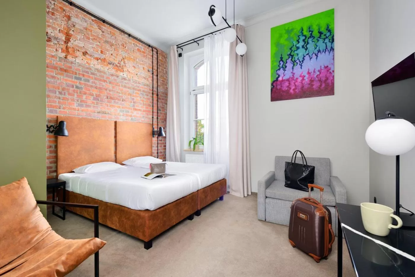 Bed in ARCHE Dwór Uphagena Gdańsk