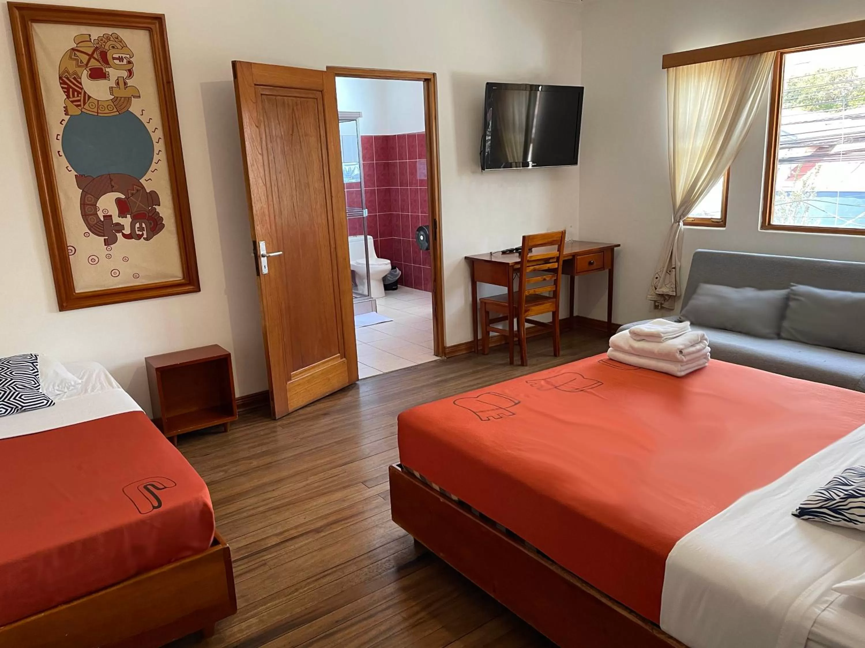 TV and multimedia, Bed in Hotel Luz de Luna