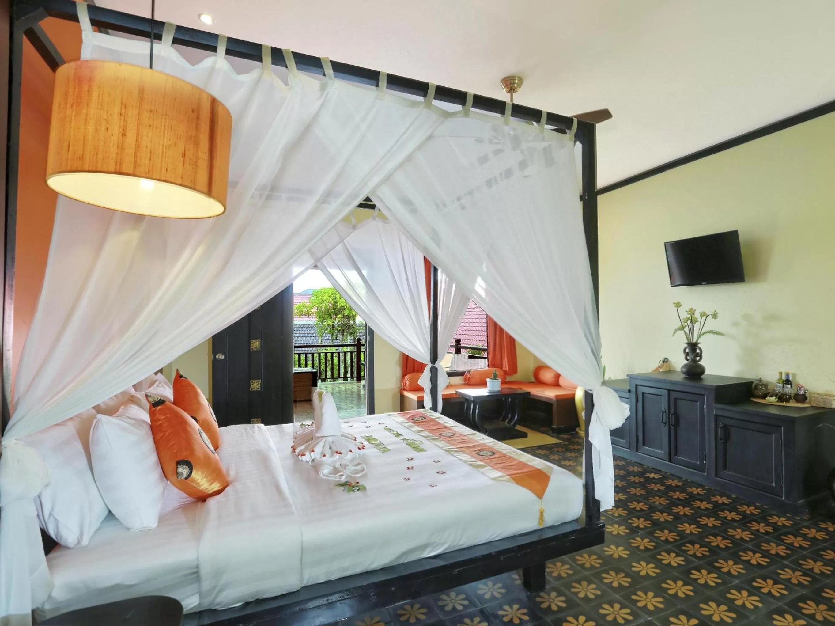 Bedroom, Bed in Residence Indochine Suite