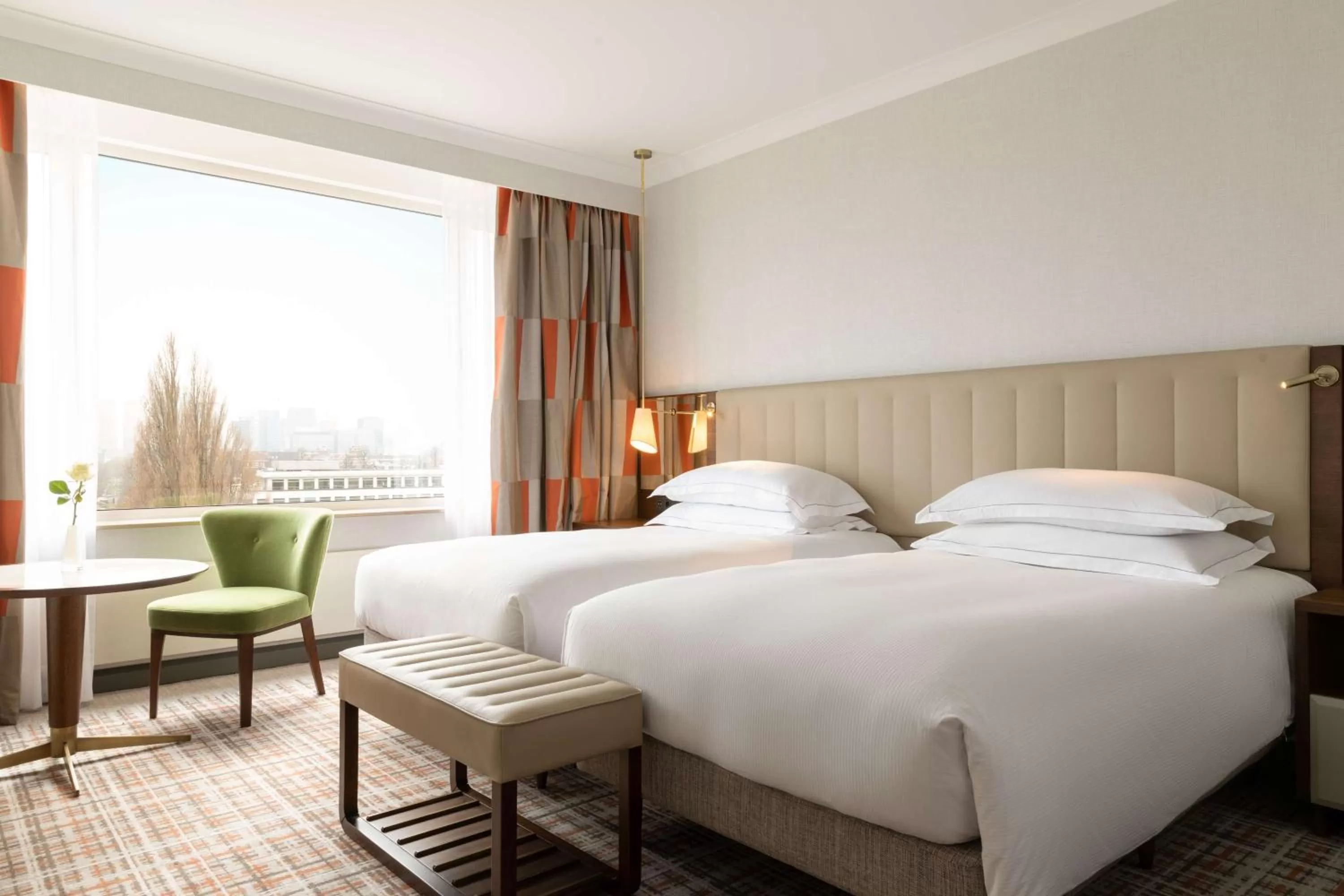 Bed in Hilton Amsterdam