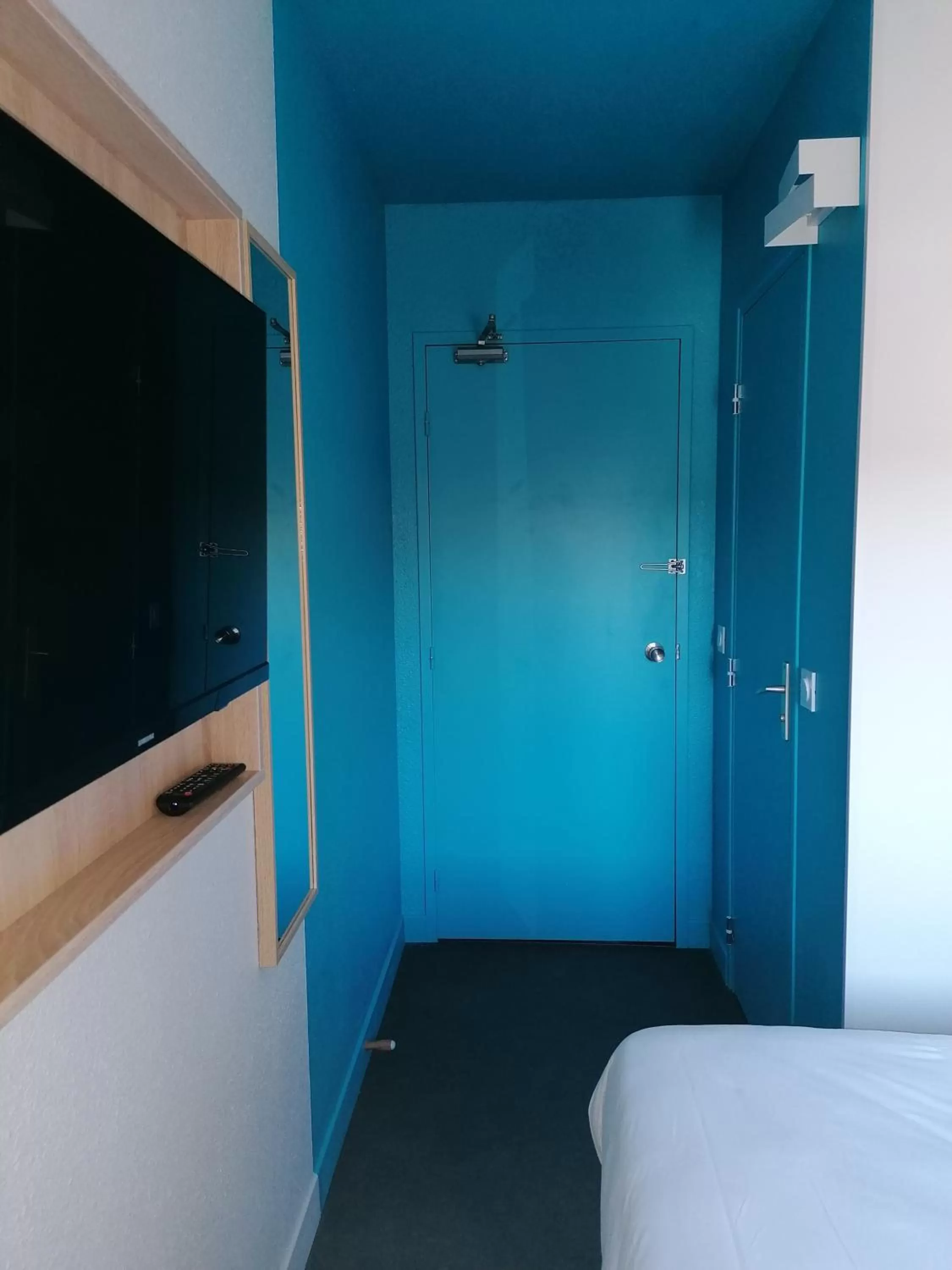 TV and multimedia, Bed in Kyriad Direct Orleans - Olivet - La Source