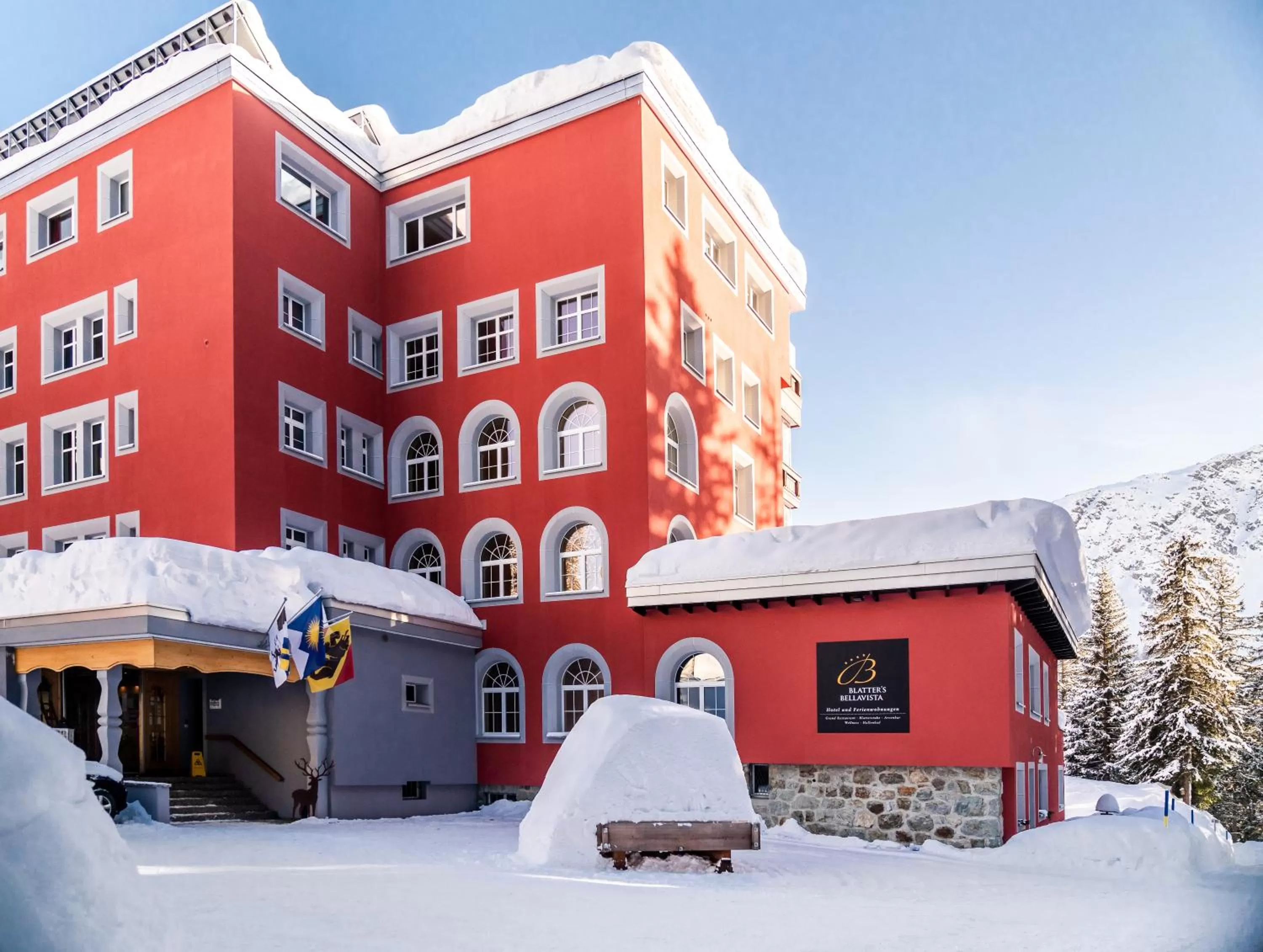 Property building in Blatter's Arosa Hotel & Bella Vista SPA