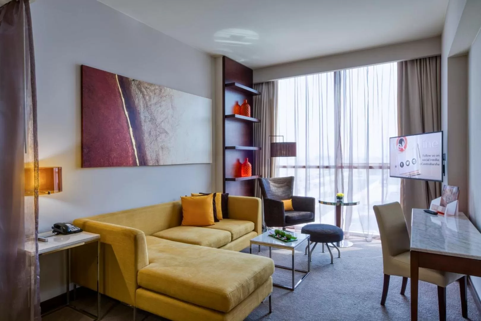 Living room in Centro Barsha - by Rotana