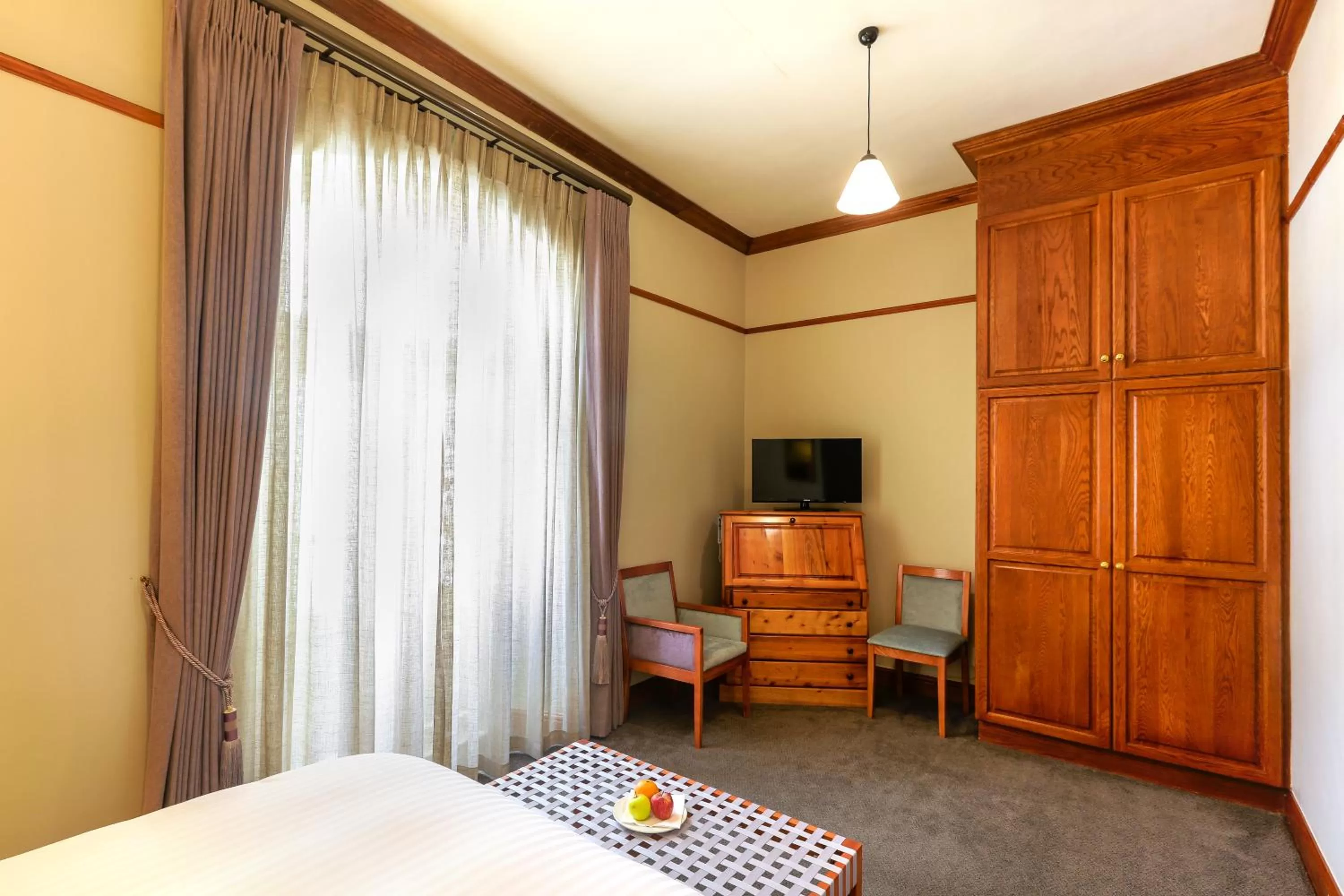 Decorative detail, Bed in Eendracht Hotel