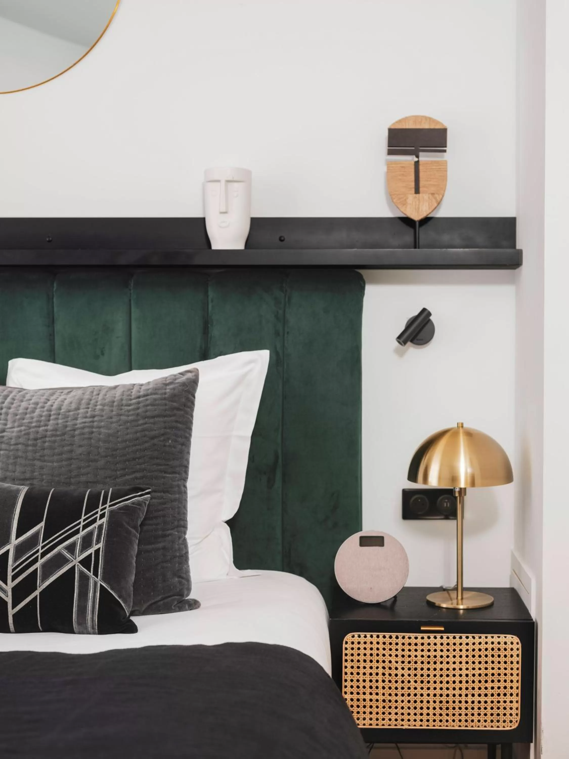 Bed in Maisons du Monde Hotel & Suites - Nantes